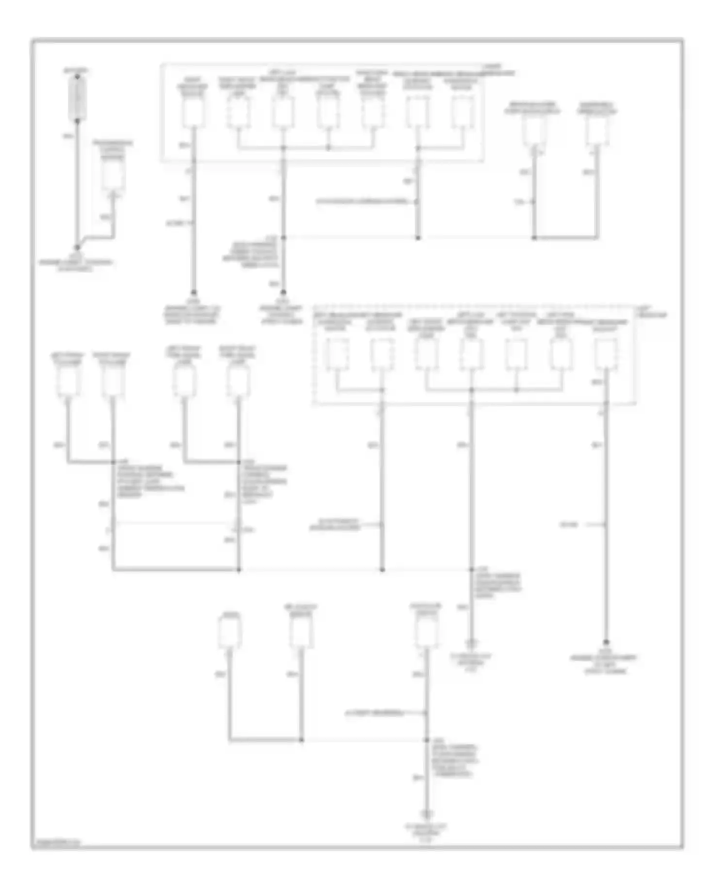 Wiring diagram left headlamp ballast for Saab 9-5 II (2010-2012) (1 of 2)