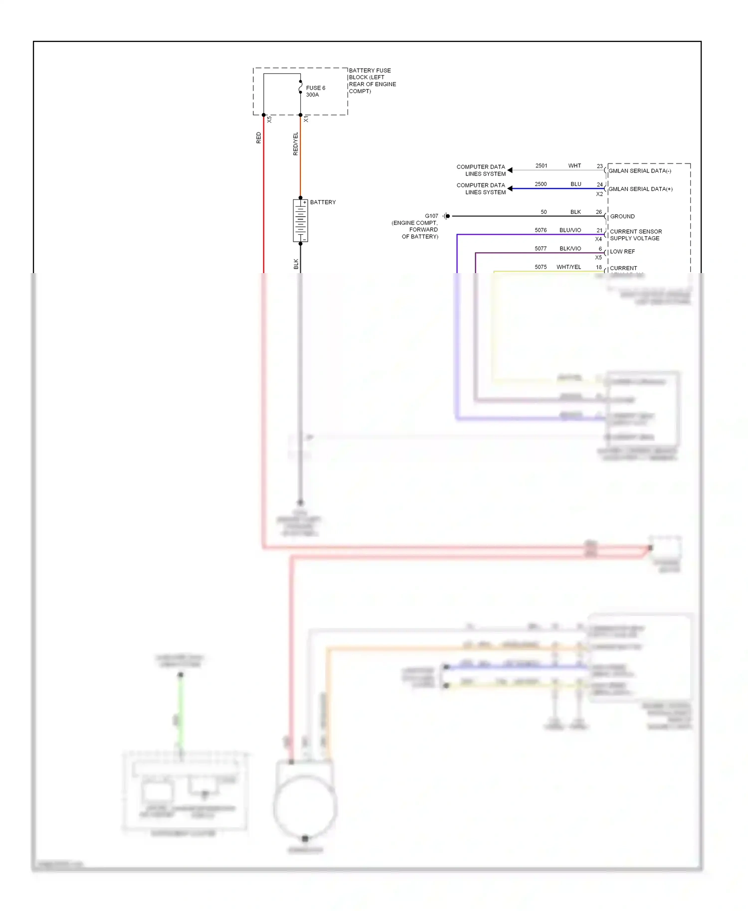 Saab 9-5 II (2010-2012) low ref wiring diagram  (11 of 15)
