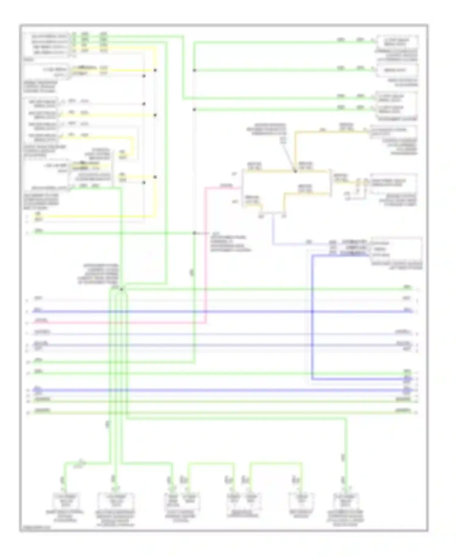 Wiring diagram mobile telephone control module for Saab 9-5 II (2010-2012) (1 of 1)