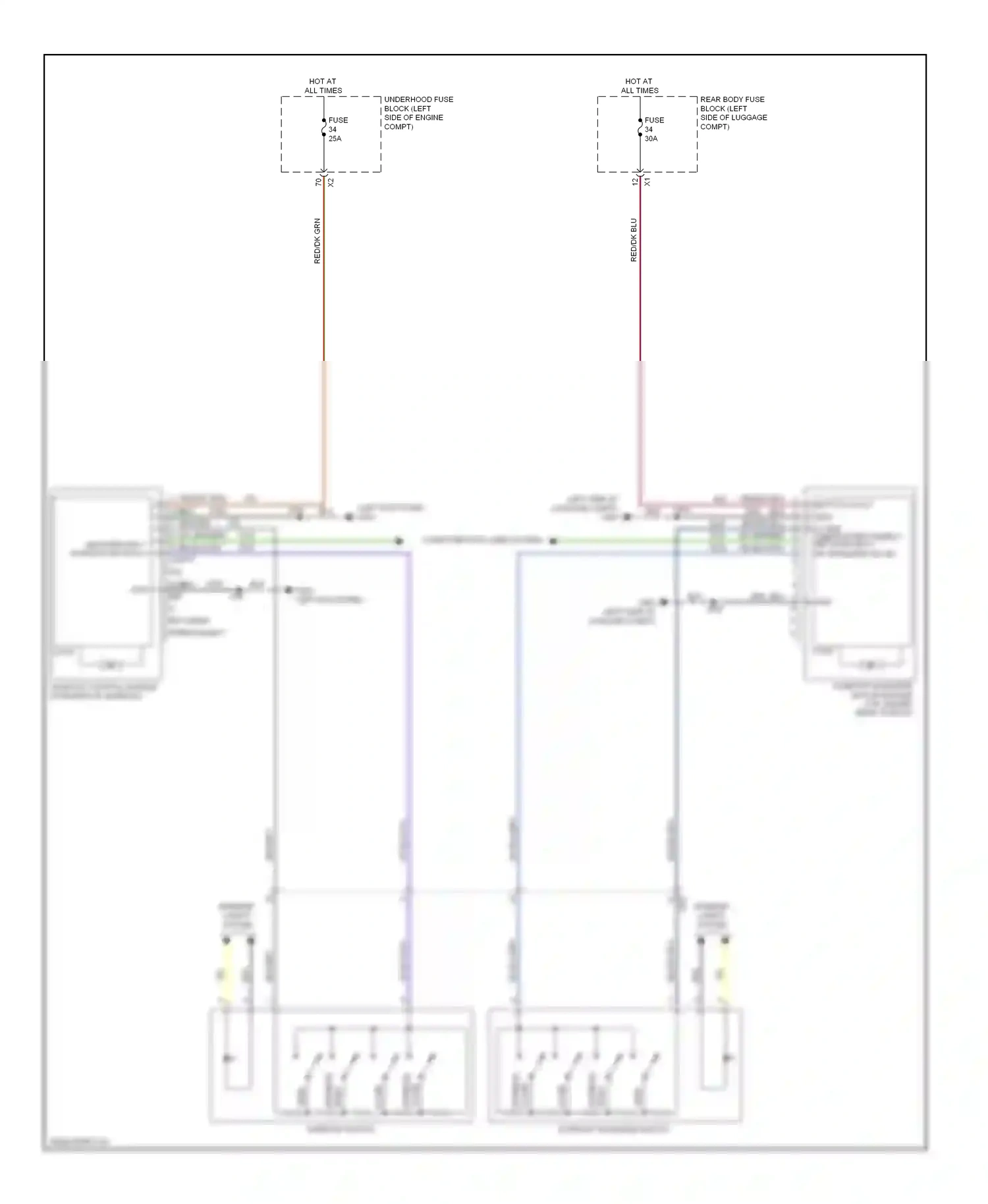 Saab 9-5 II (2010-2012) (open) wiring diagram  (1 of 1)