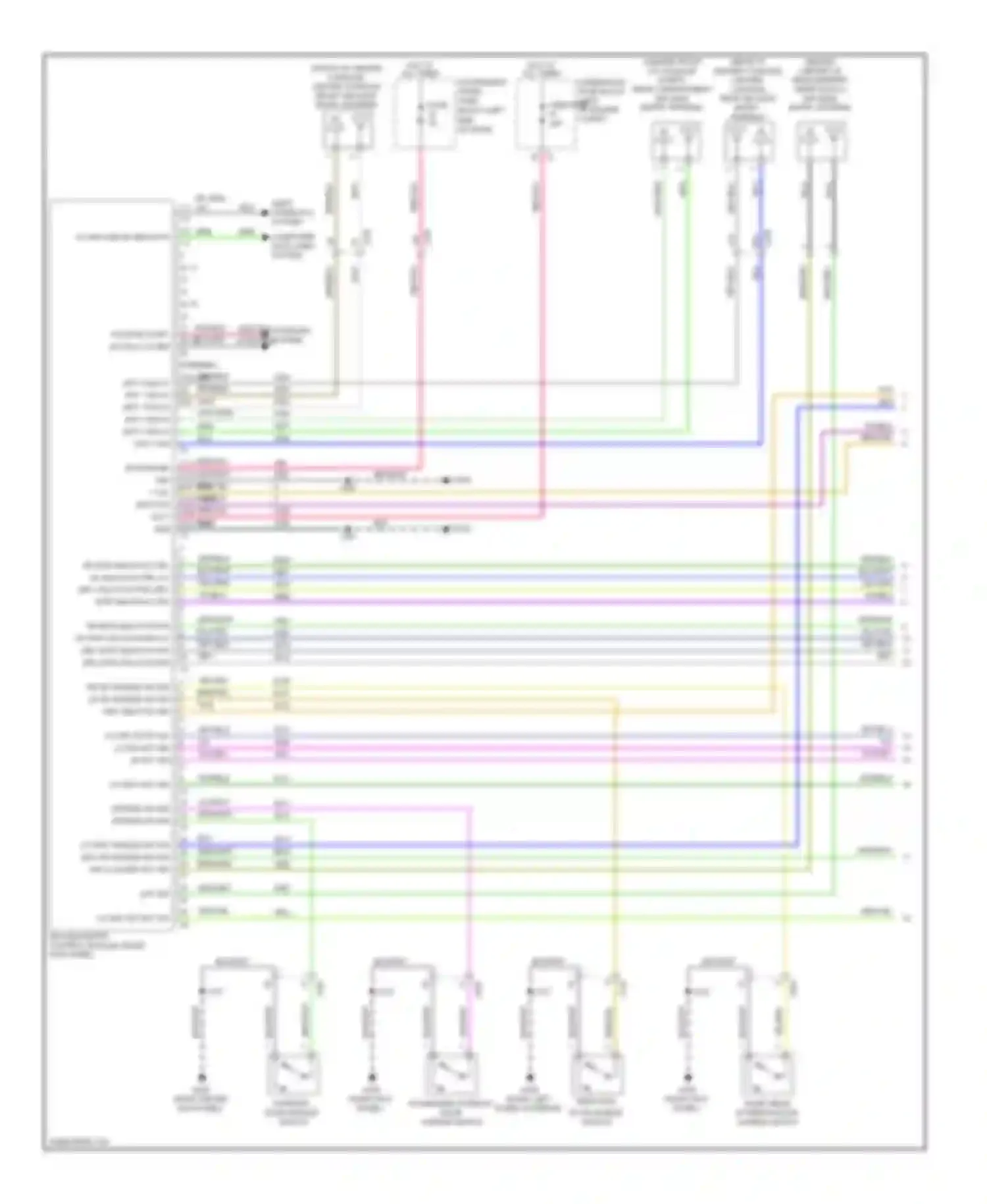 Wiring diagram pnk/blk for Saab 9-5 II (2010-2012) (3 of 13)
