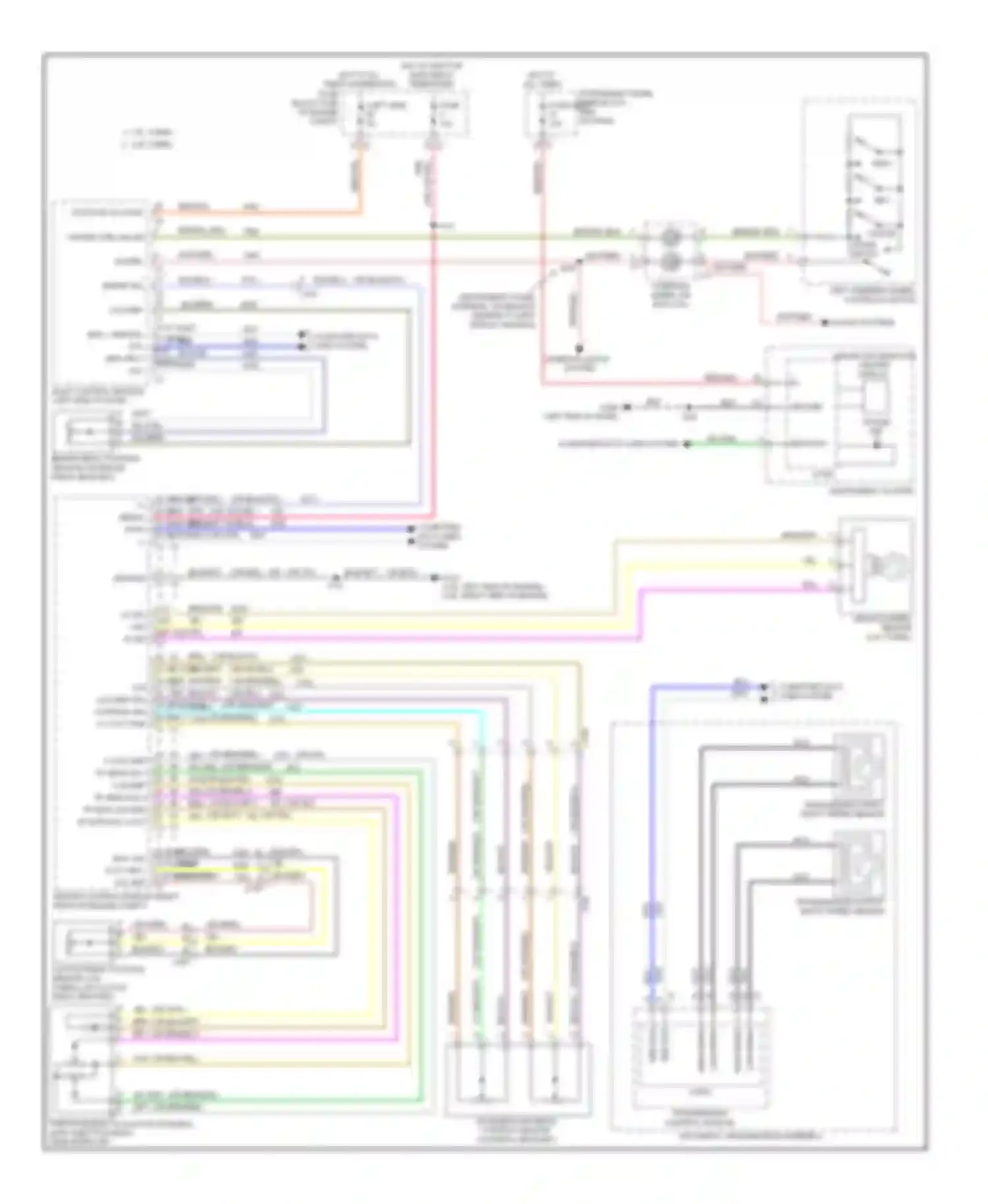 Wiring diagram ser data for Saab 9-5 II (2010-2012) (1 of 1)