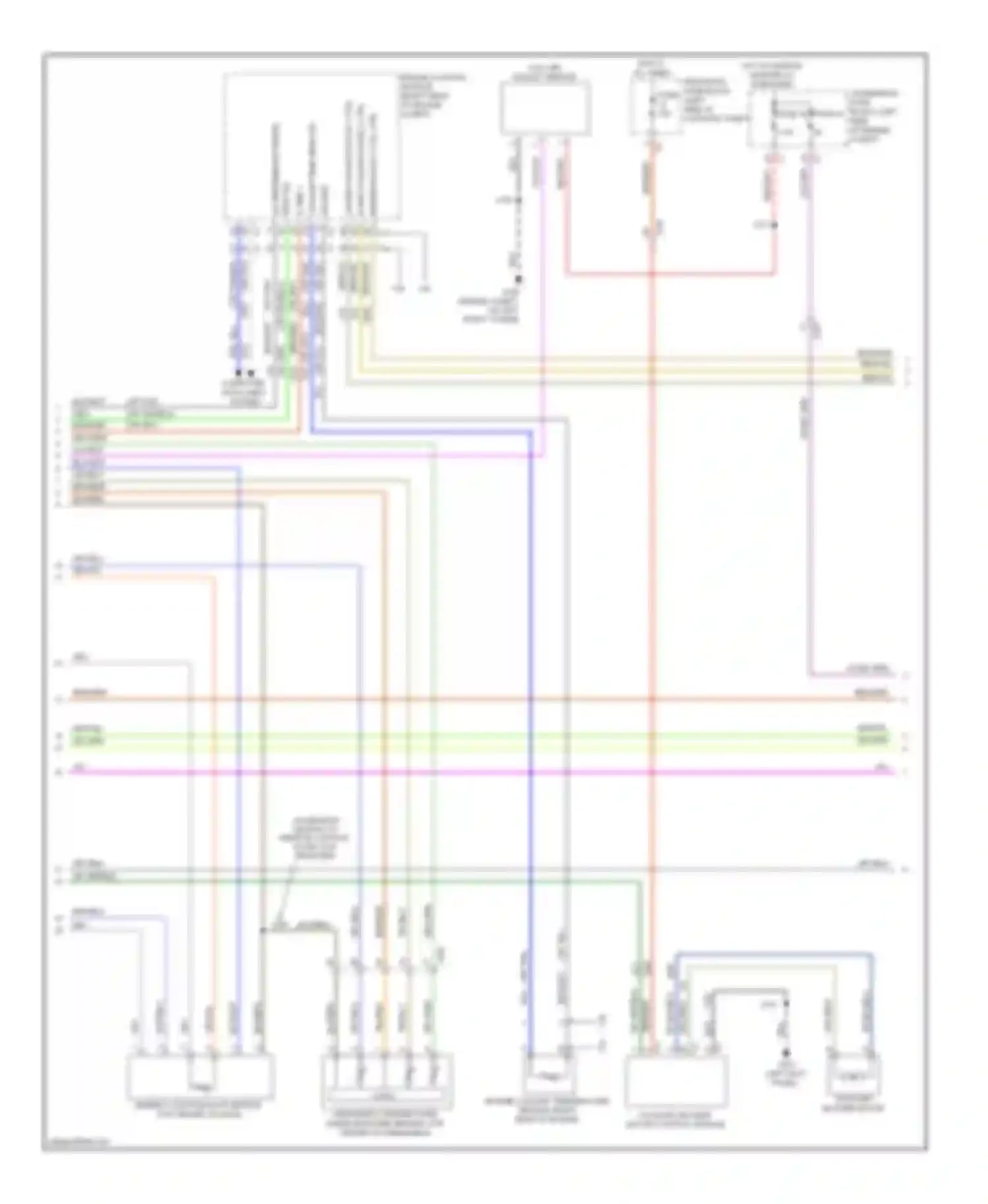 Wiring diagram sig gnd for Saab 9-5 II (2010-2012) (3 of 5)