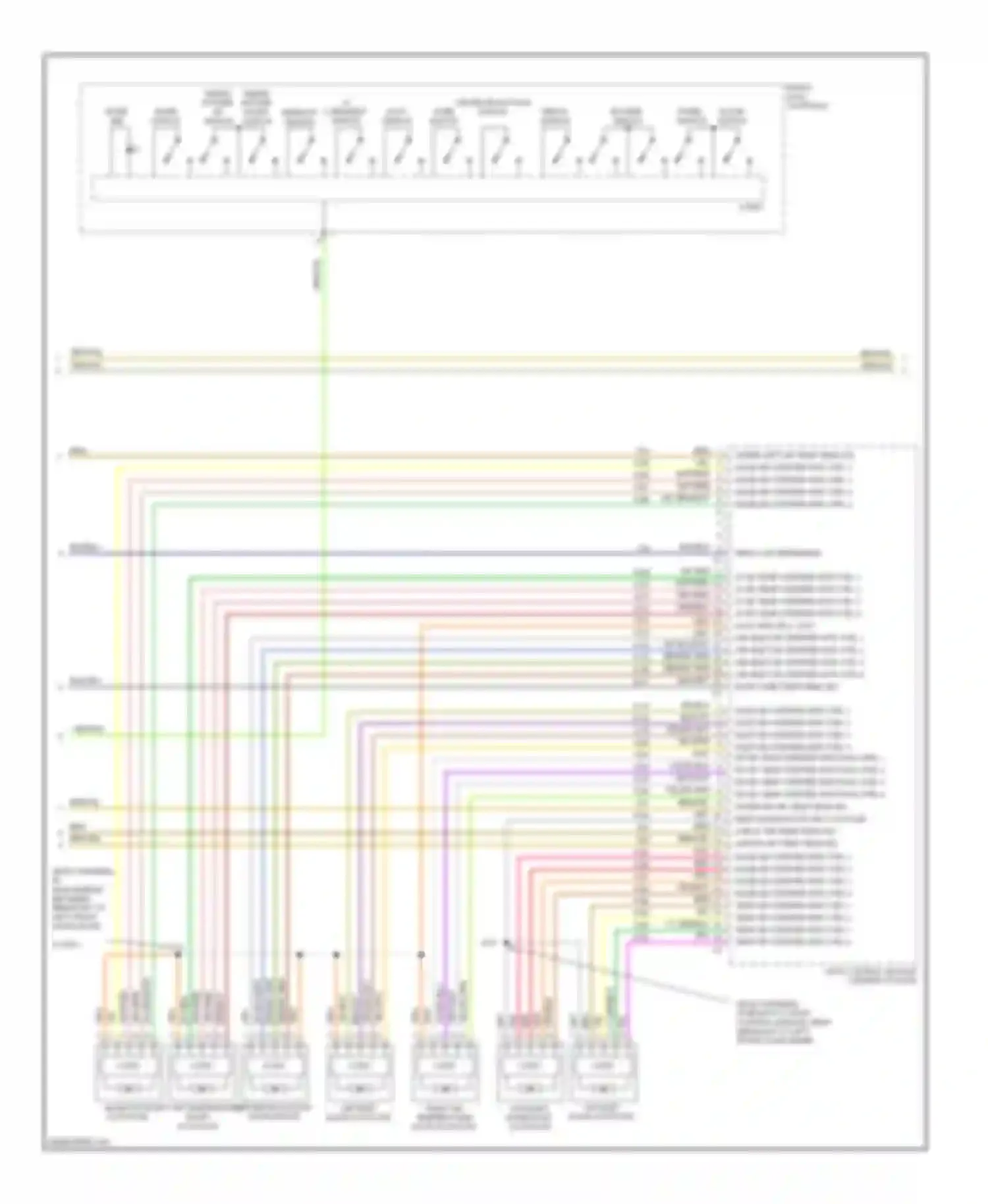 Wiring diagram tempe- rature up switch for Saab 9-5 II (2010-2012) (1 of 1)