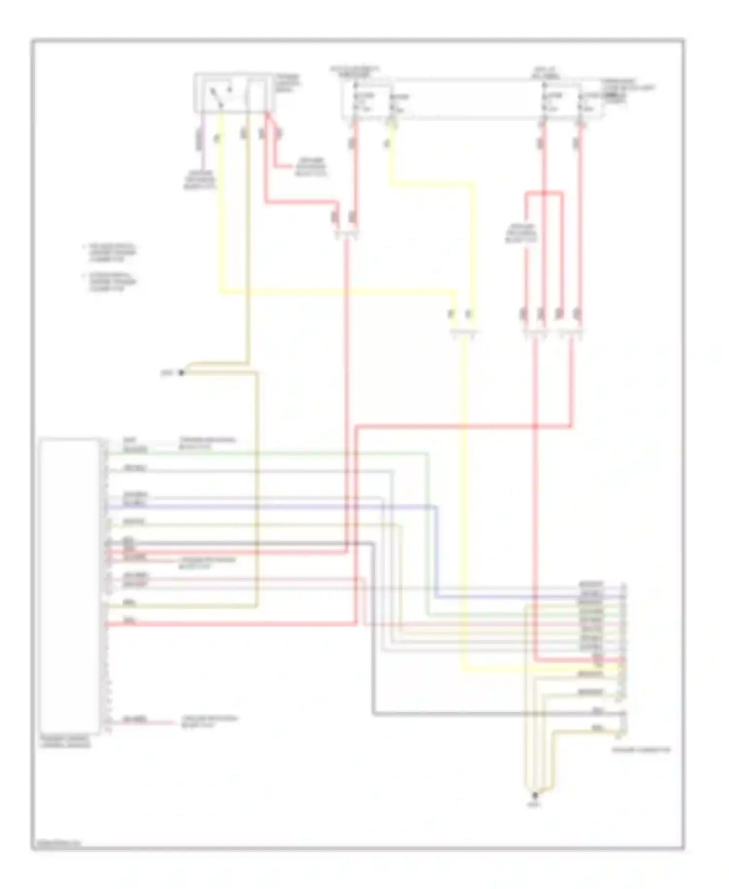 Wiring diagram wht/blk for Saab 9-5 II (2010-2012) (19 of 21)
