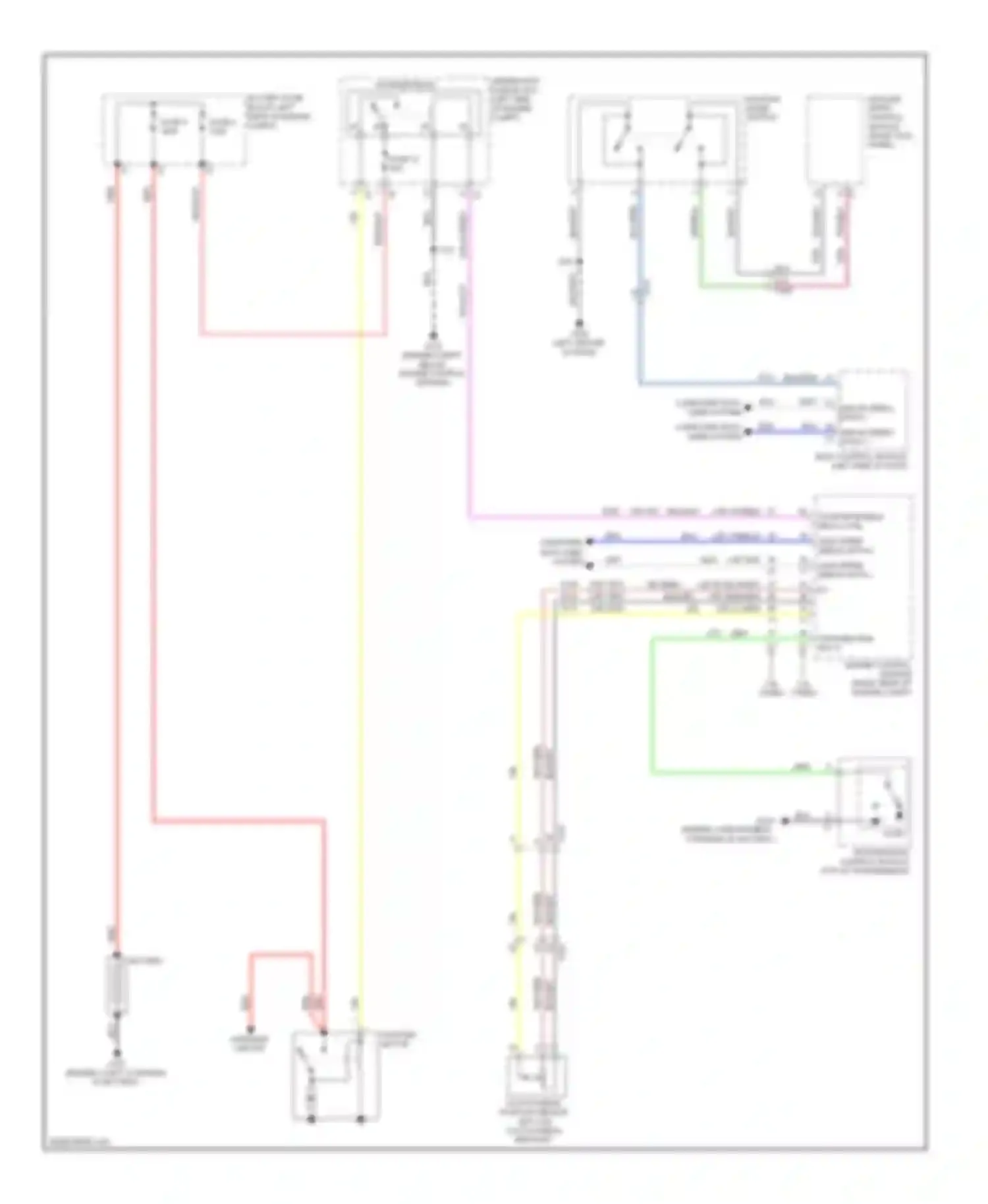 Wiring diagram yel for Saab 9-5 II (2010-2012) (68 of 69)