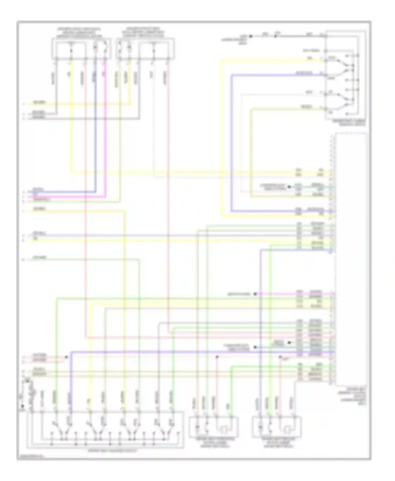 Wiring diagram yel/blu for Saab 9-5 II (2010-2012) (14 of 17)