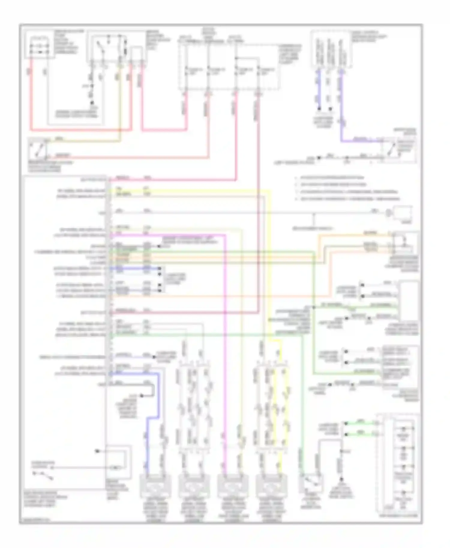 Wiring diagram yel/red for Saab 9-5 II (2010-2012) (1 of 9)
