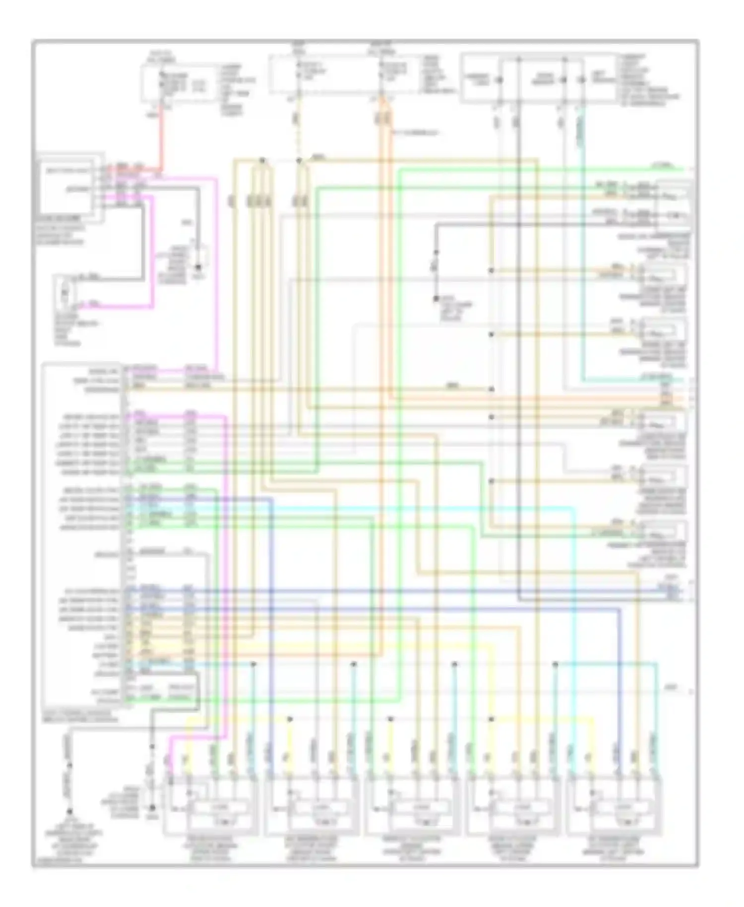 9-7X Saab I (2005-2009): Automatic a/c circuit (1 of 2)