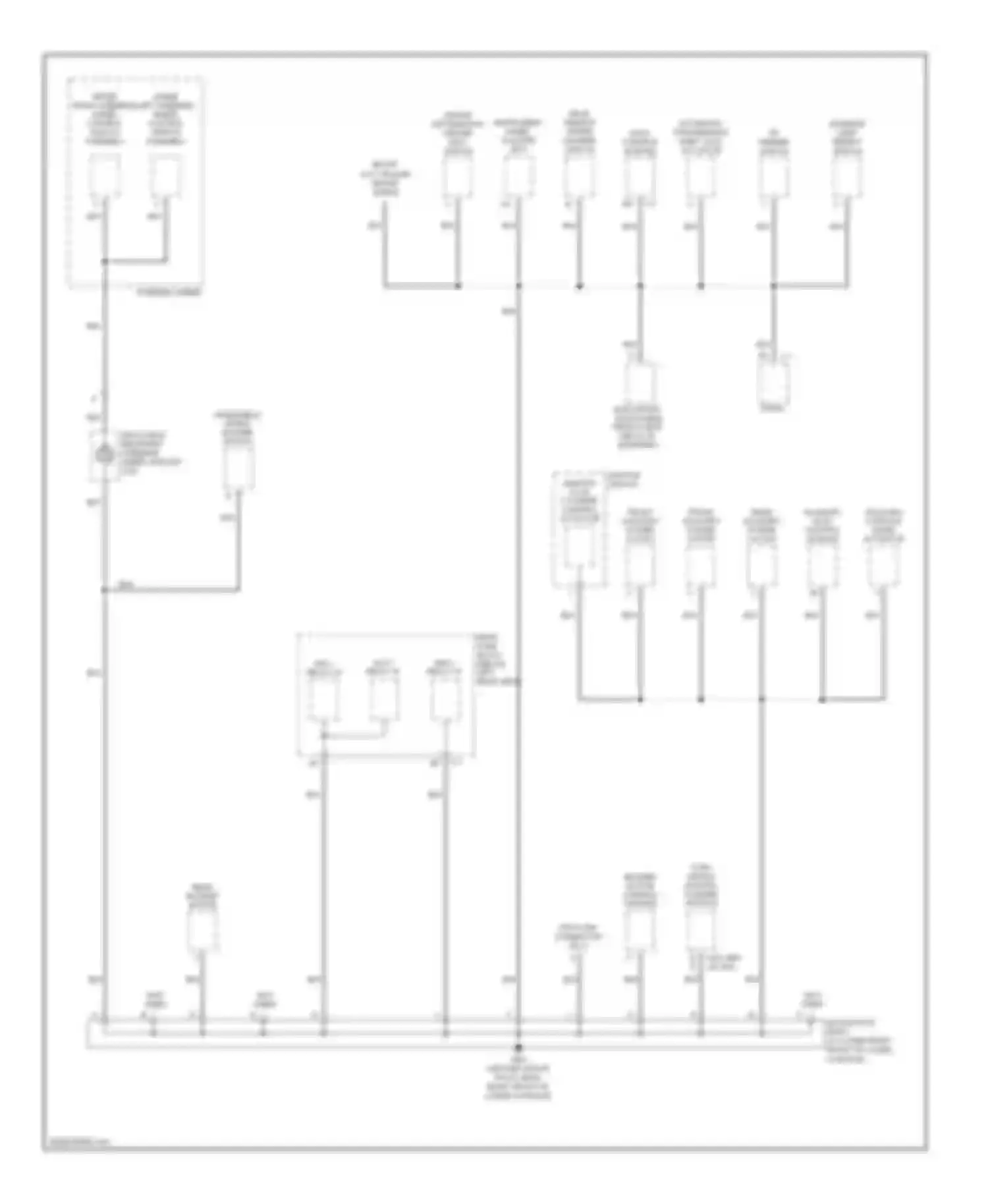 9-7X Saab I (2005-2009): Ground distribution circuit (3 of 5)