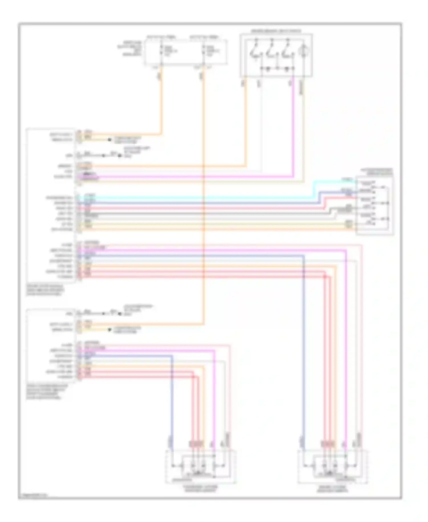 9-7X Saab I (2005-2009): Memory mirrors circuit