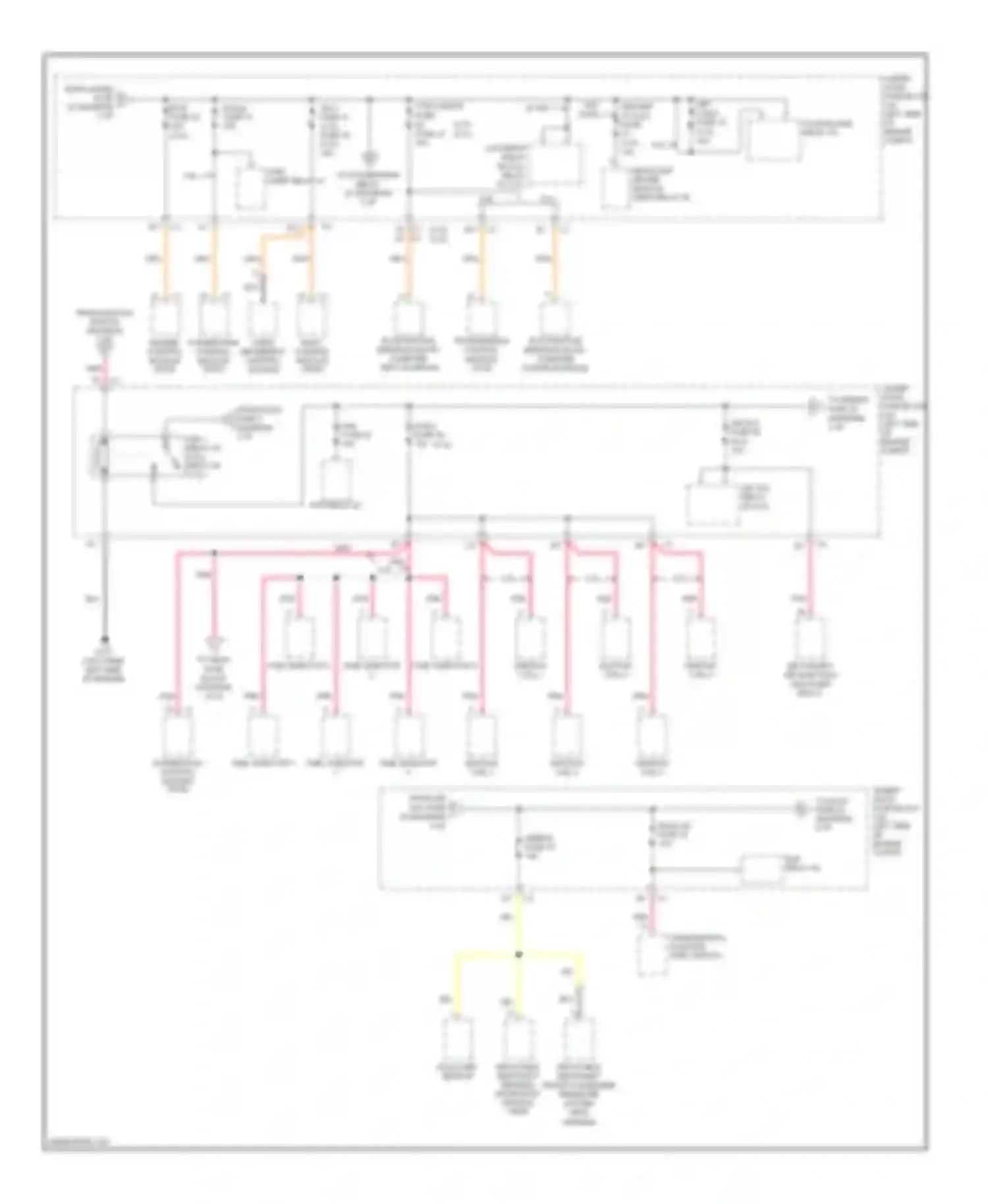 9-7X Saab I (2005-2009): Power distribution circuit (3 of 5)