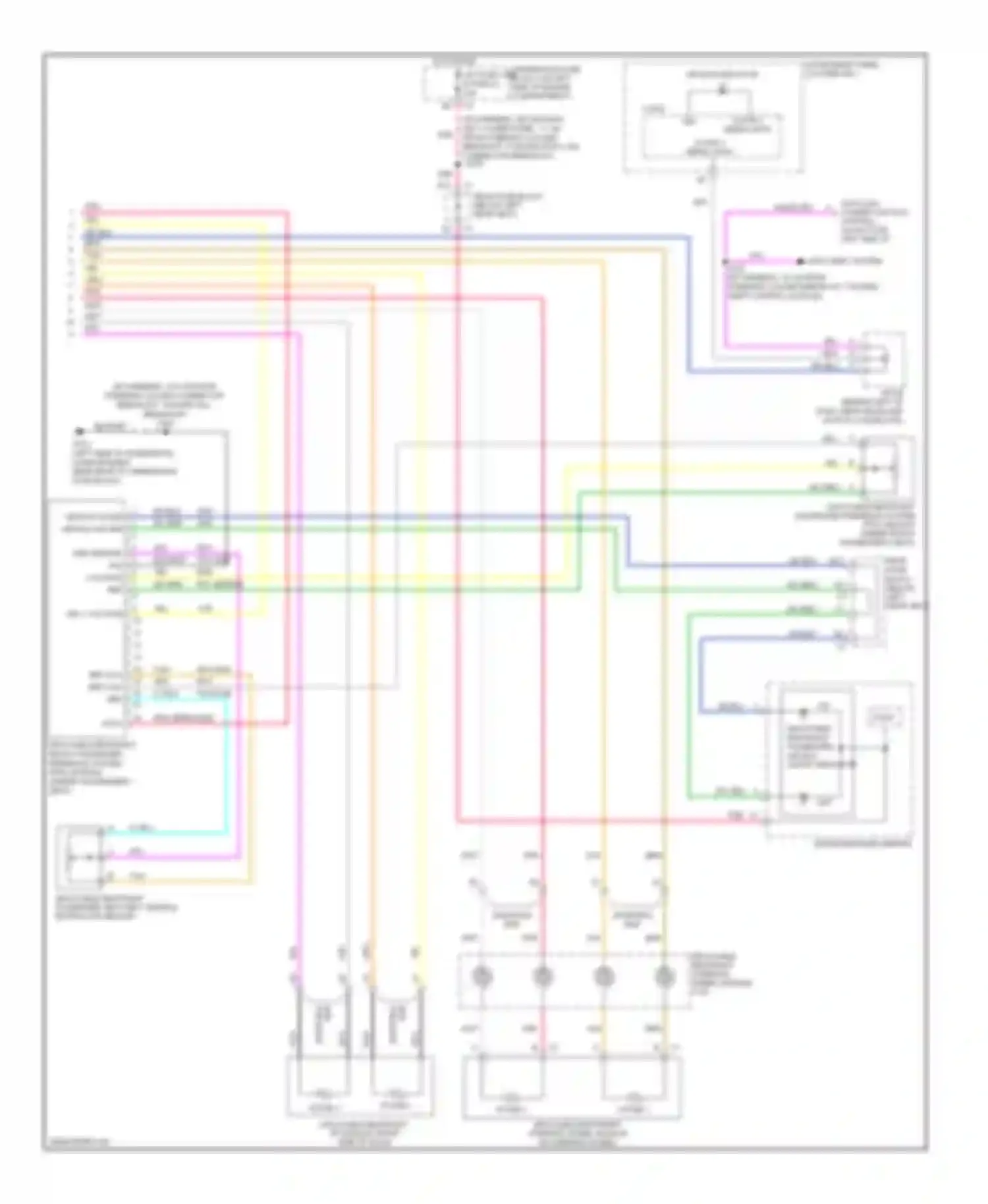 9-7X Saab I (2005-2009): Supplemental restraints circuit (2 of 2)