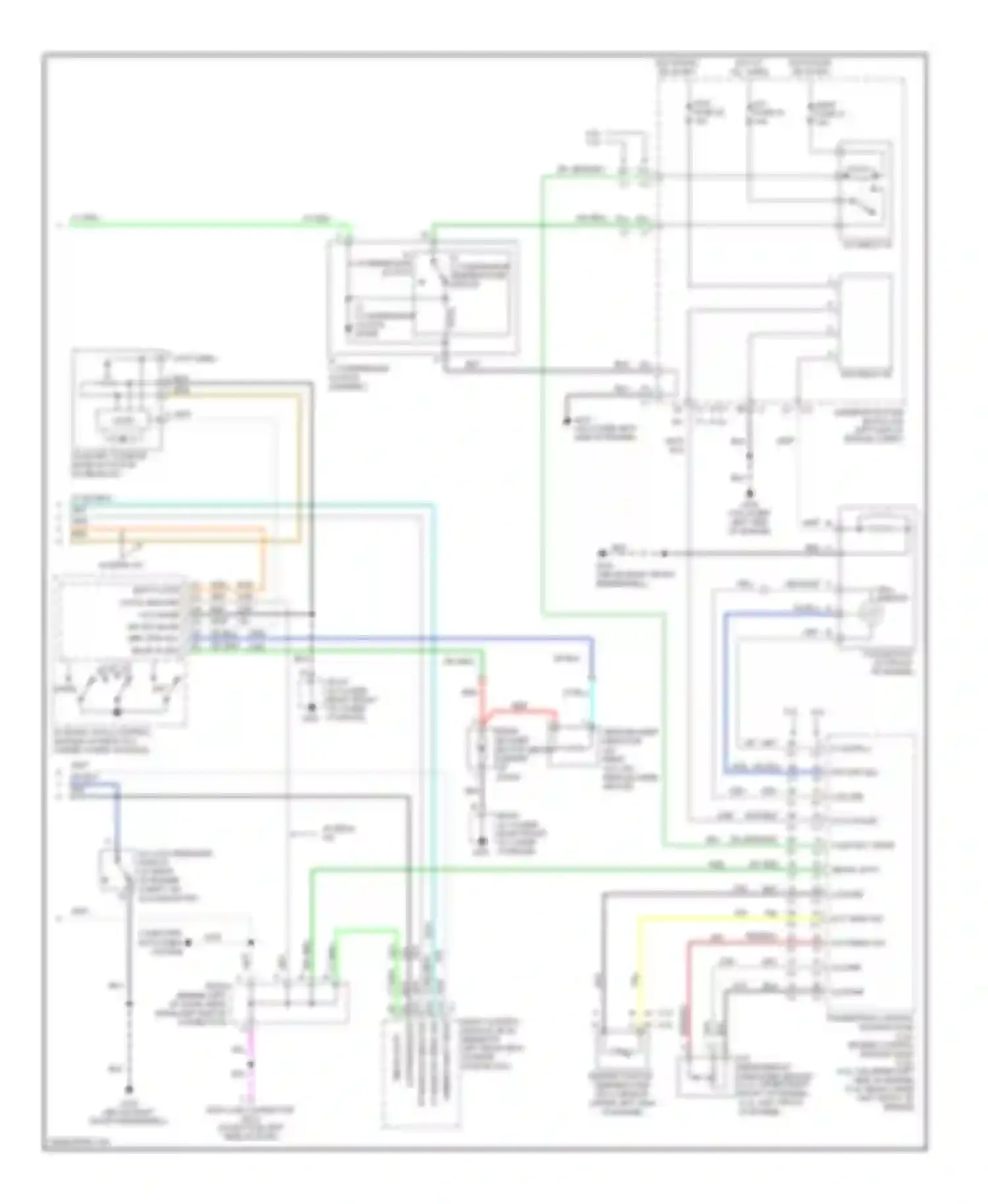 Wiring diagram a/c compressor clutch for Saab 9-7X I (2005-2009) (1 of 1)