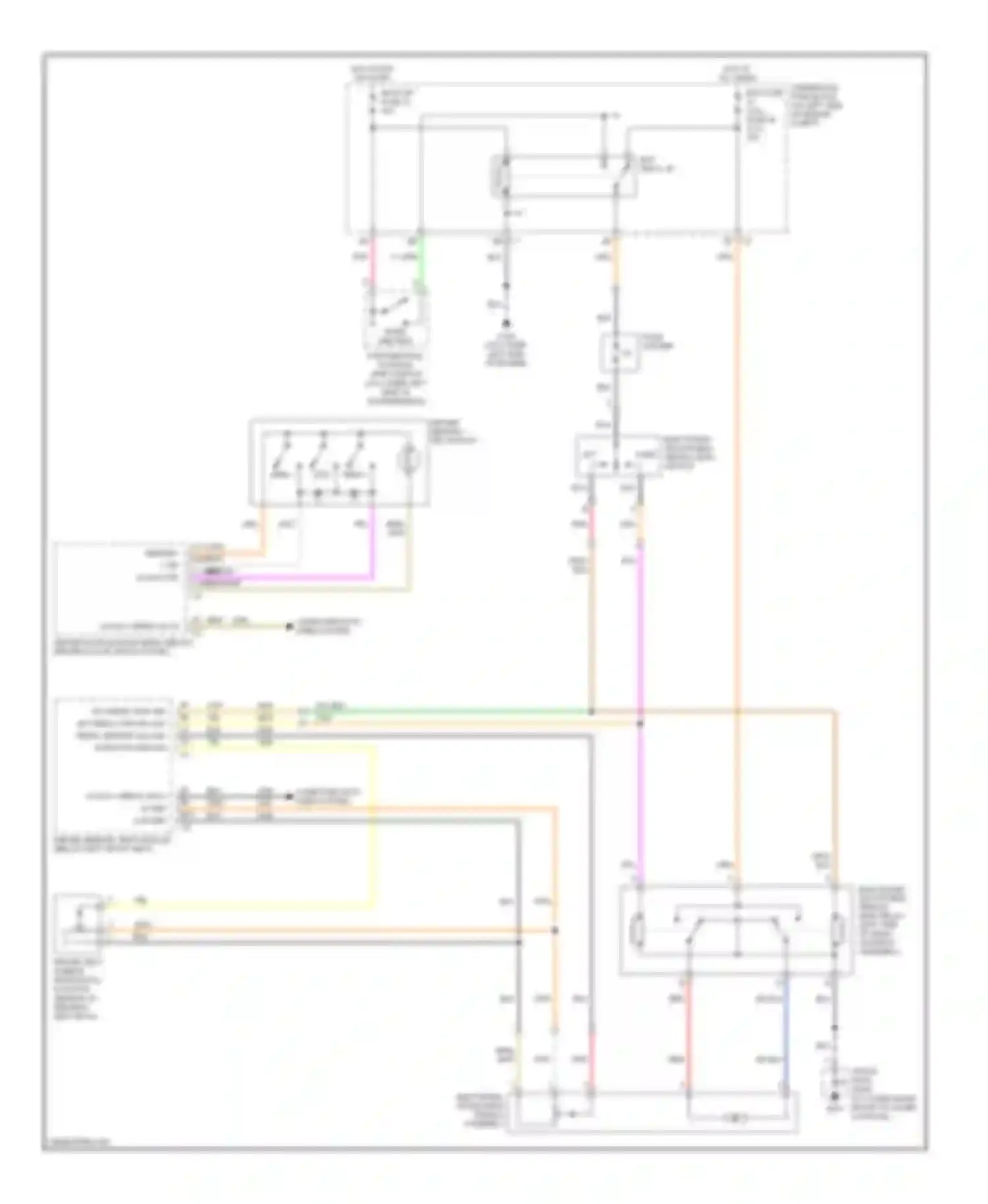 Wiring diagram adj pedal rwd sig adj pedal fwd sig adj pedal sensor sig lum horiz pos sen sig for Saab 9-7X I (2005-2009) (1 of 1)