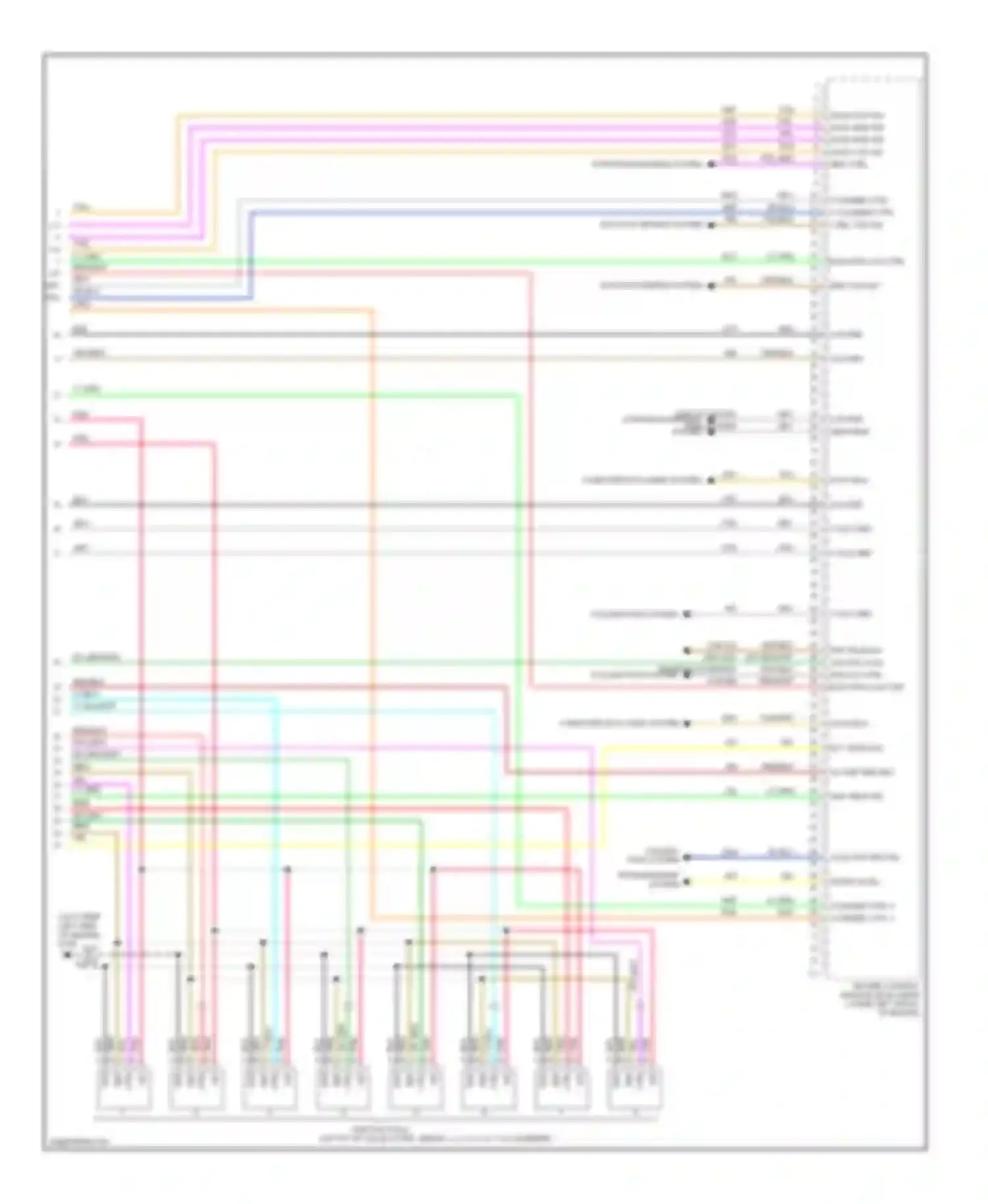 Wiring diagram anti-lock brakes system for Saab 9-7X I (2005-2009) (4 of 4)