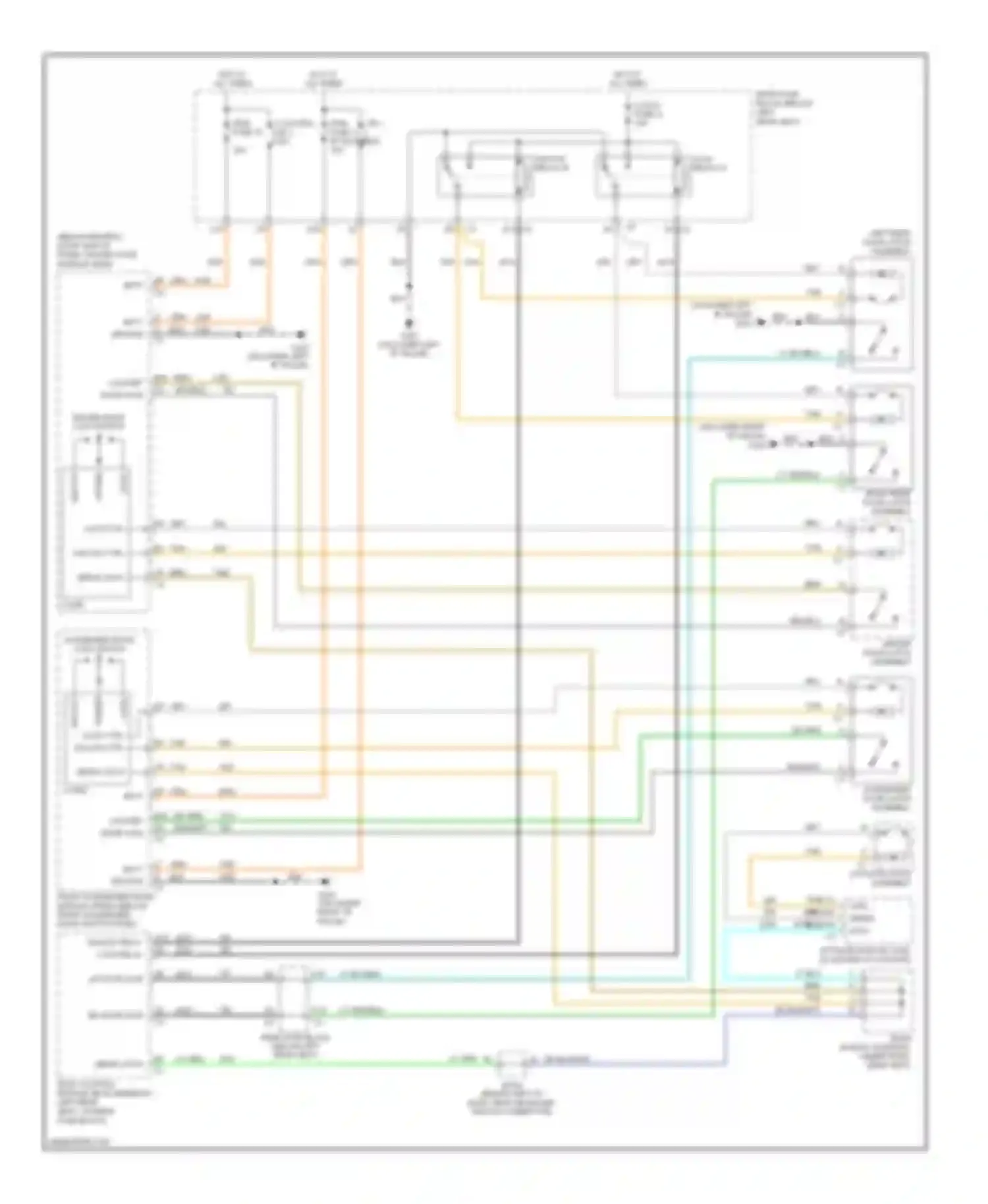Wiring diagram batt ground for Saab 9-7X I (2005-2009) (1 of 1)