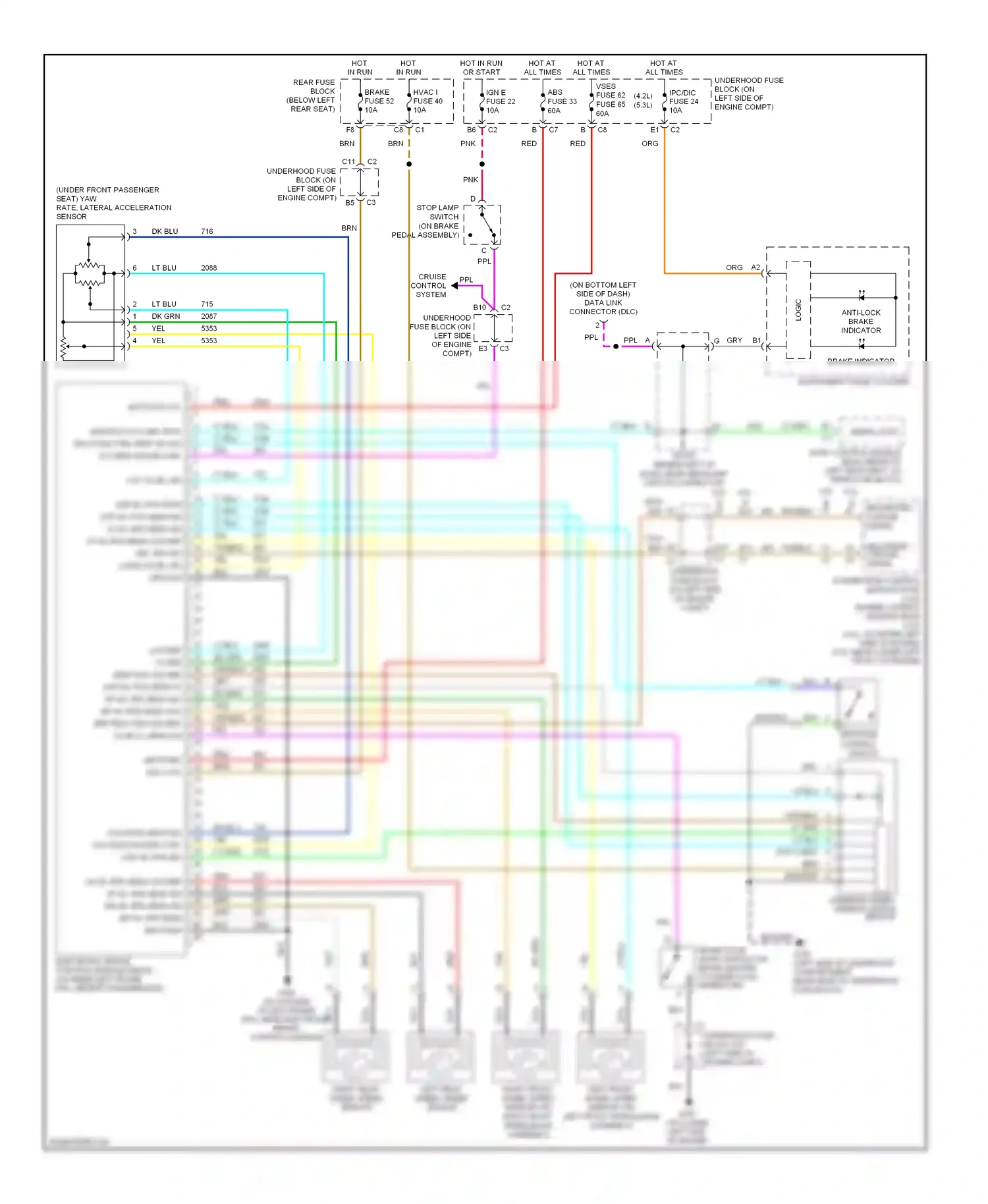 Saab 9-7X I (2005-2009) compt) wiring diagram  (1 of 1)