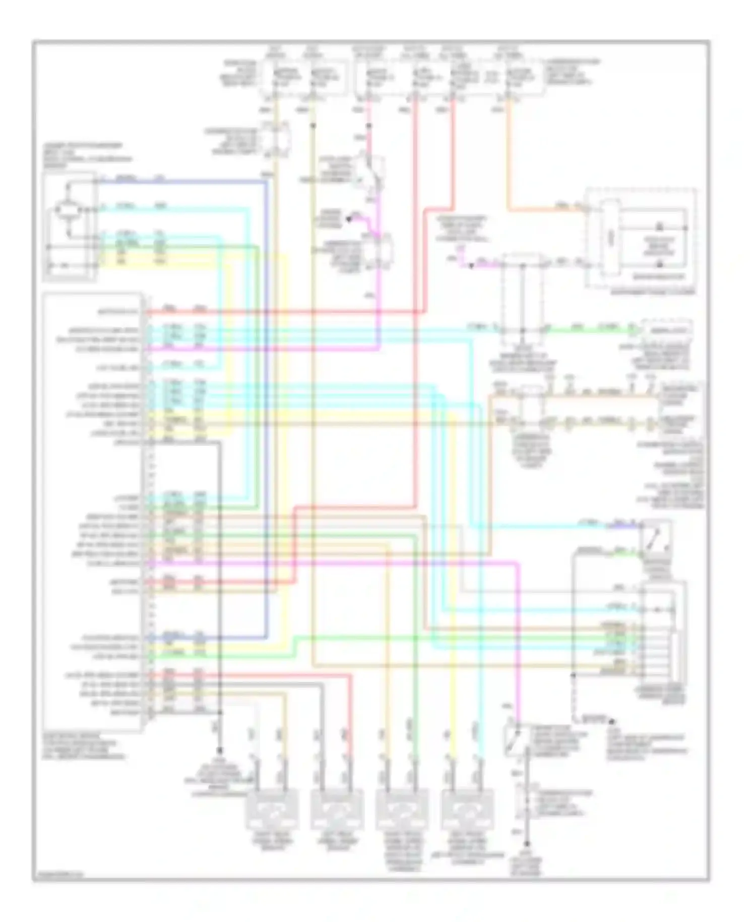 Wiring diagram cruise control system ppl for Saab 9-7X I (2005-2009) (1 of 1)