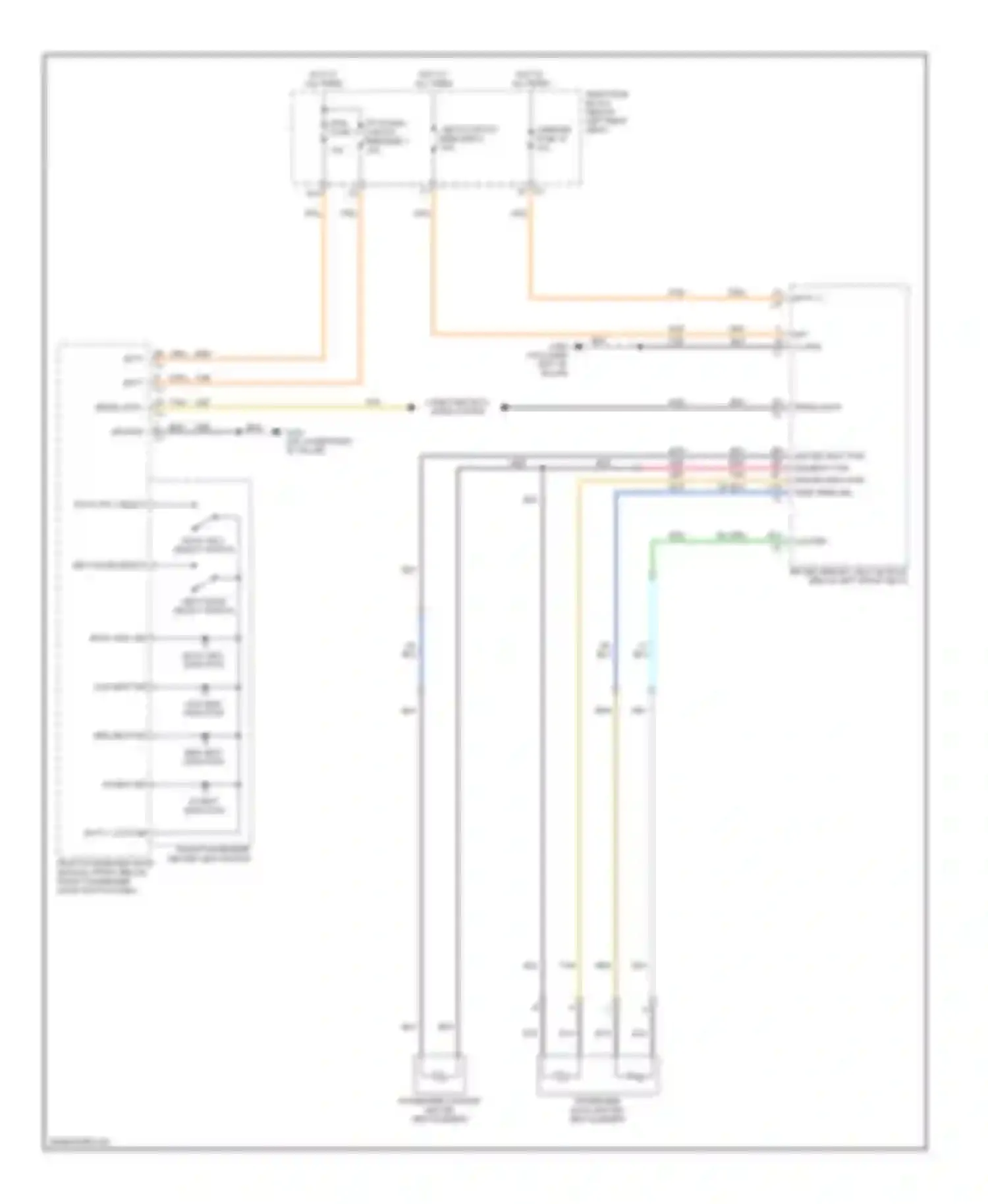 Wiring diagram dk blu for Saab 9-7X I (2005-2009) (28 of 42)