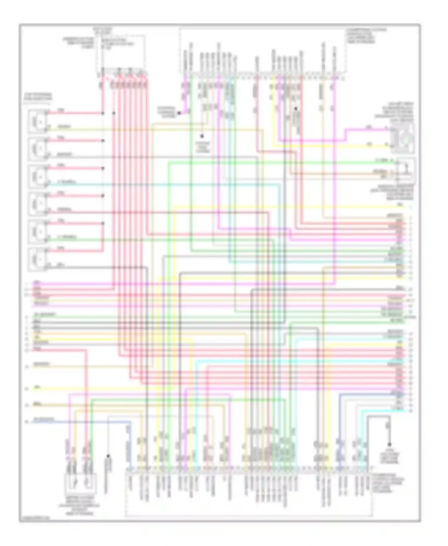 Wiring diagram fuel inj 4 ctrl for Saab 9-7X I (2005-2009) (1 of 2)