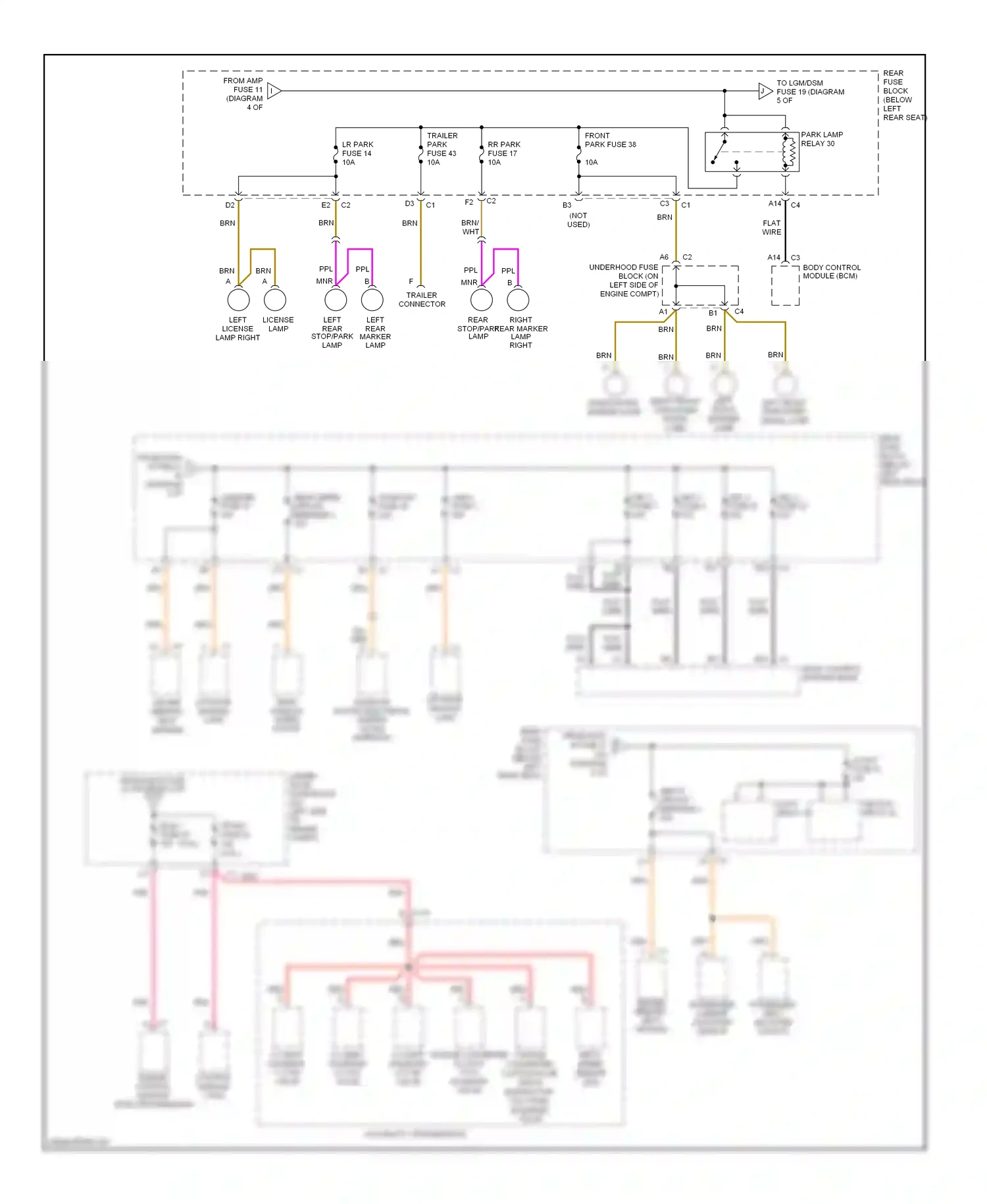 Saab 9-7X I (2005-2009) input speed sensor (iss) wiring diagram  (2 of 2)