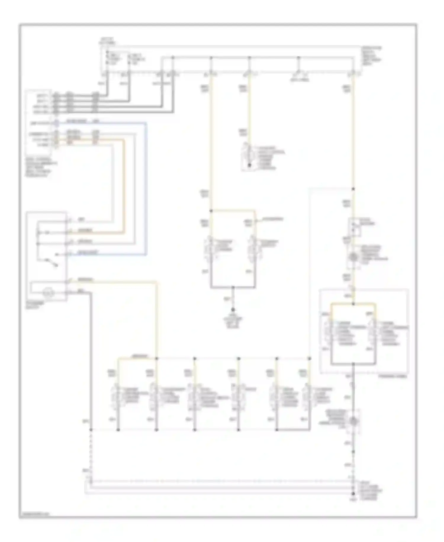 Wiring diagram i/p dimmer switch for Saab 9-7X I (2005-2009) (2 of 2)