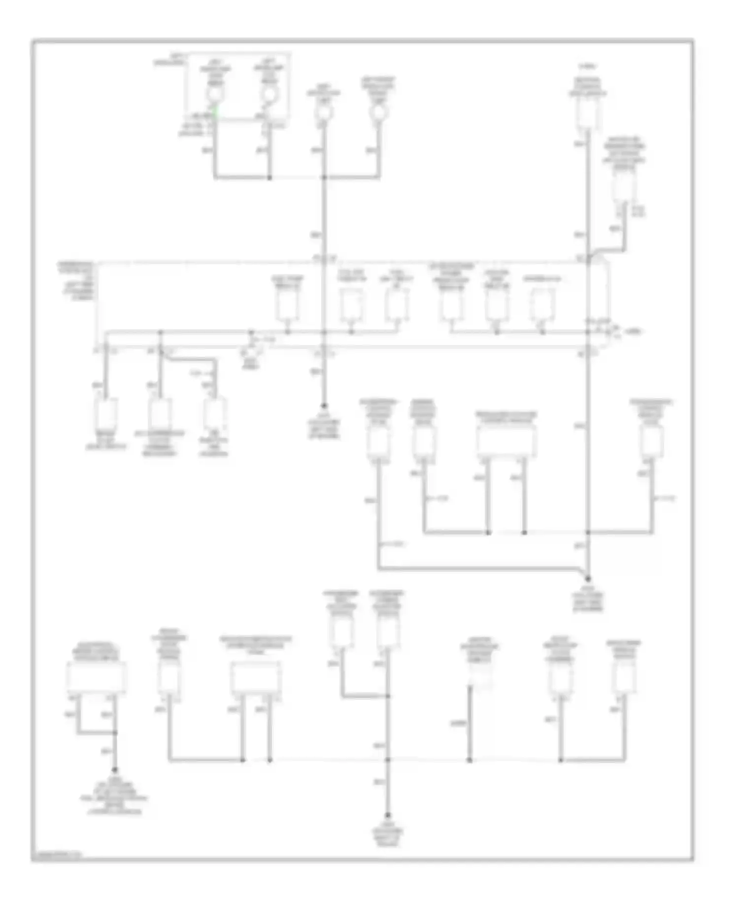 Wiring diagram left headlamp for Saab 9-7X I (2005-2009) (1 of 1)