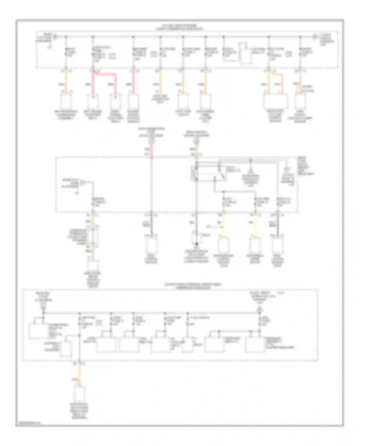 Wiring diagram left trailer stop/turn relay for Saab 9-7X I (2005-2009) (2 of 2)