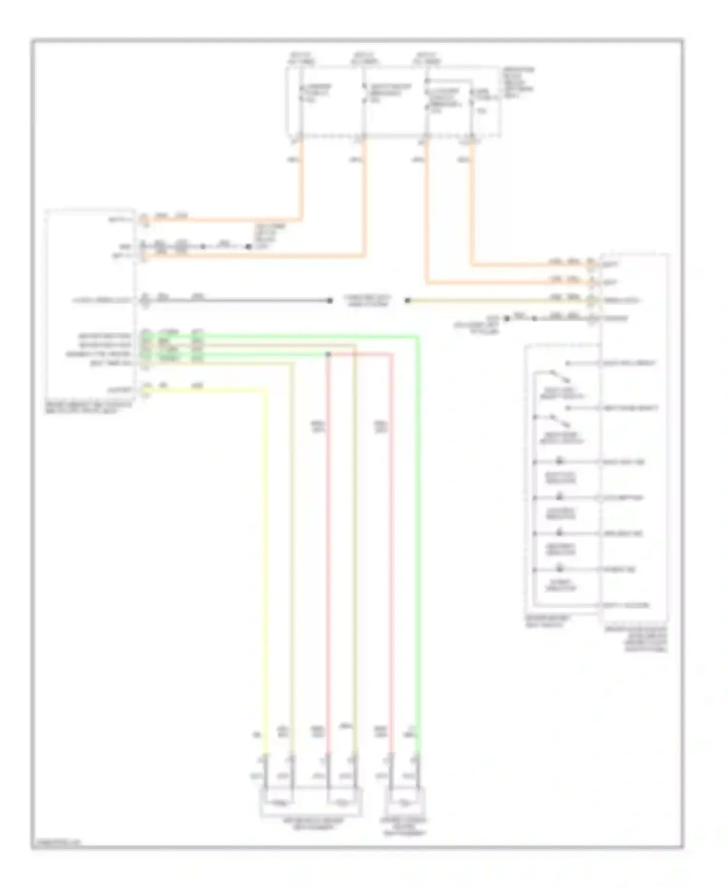 Wiring diagram low heat ind for Saab 9-7X I (2005-2009) (1 of 2)
