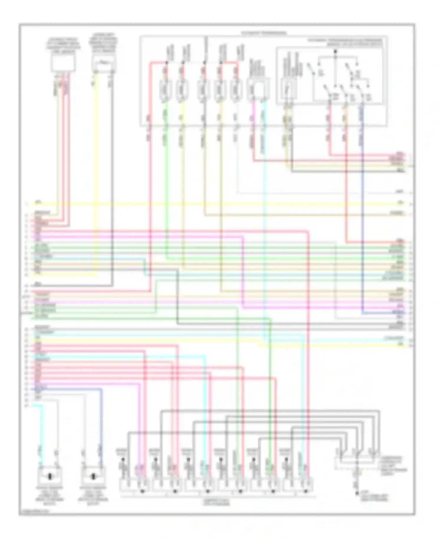 Wiring diagram pnk 1 2 3 4 for Saab 9-7X I (2005-2009) (1 of 2)