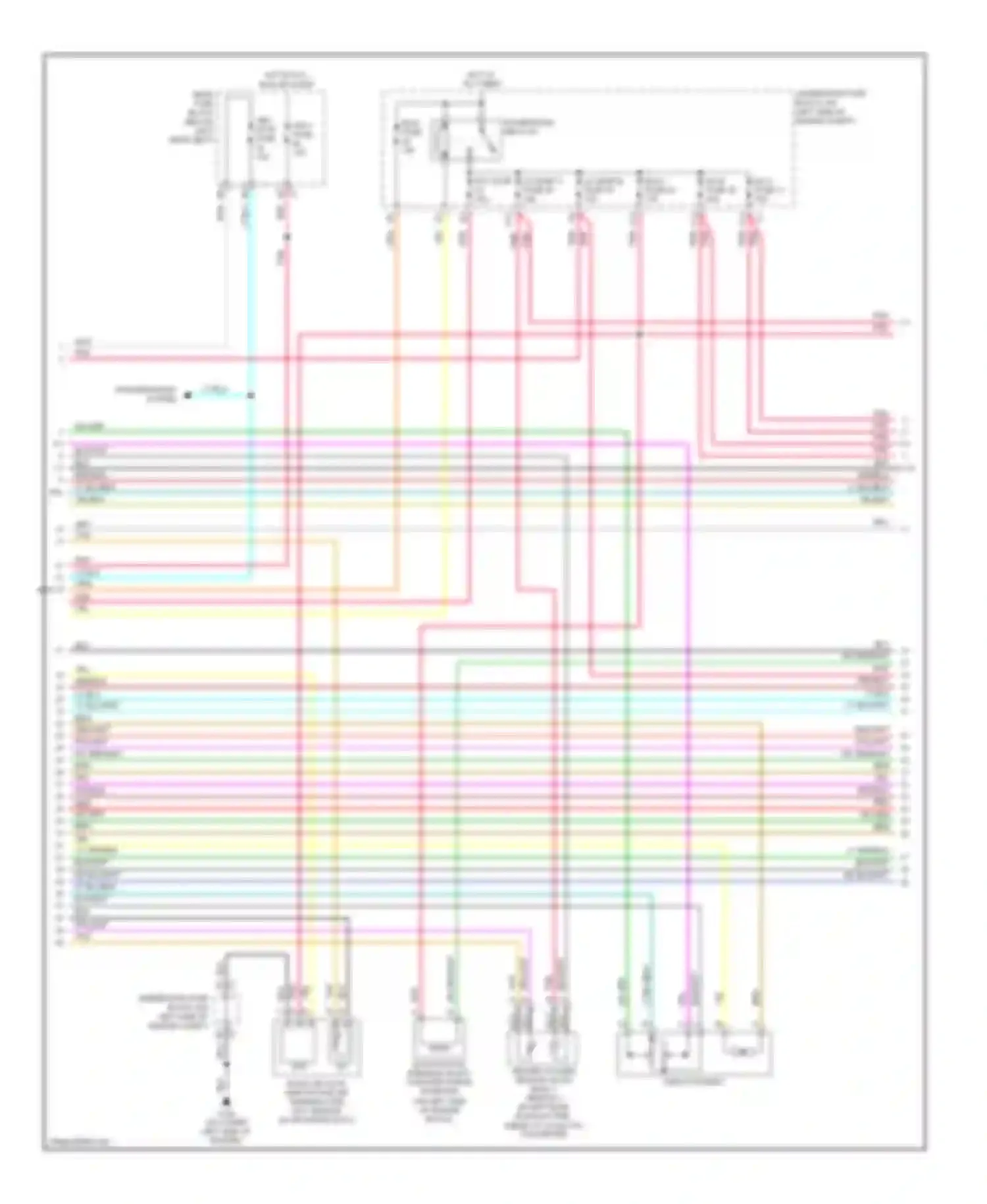 Wiring diagram pnk 12 13 14 15 16 for Saab 9-7X I (2005-2009) (2 of 2)