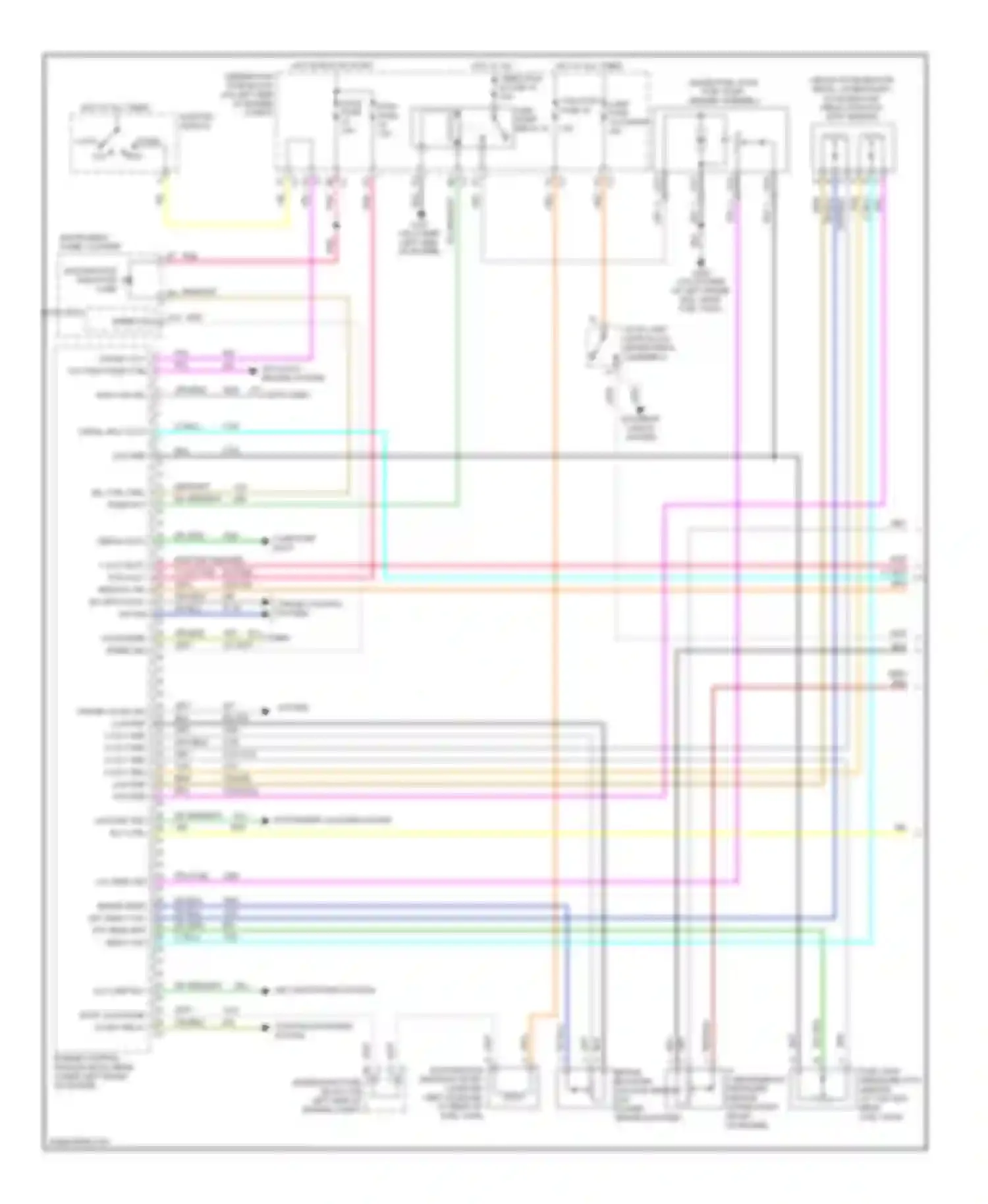 Wiring diagram vss engine speed sig for Saab 9-7X I (2005-2009) (1 of 1)