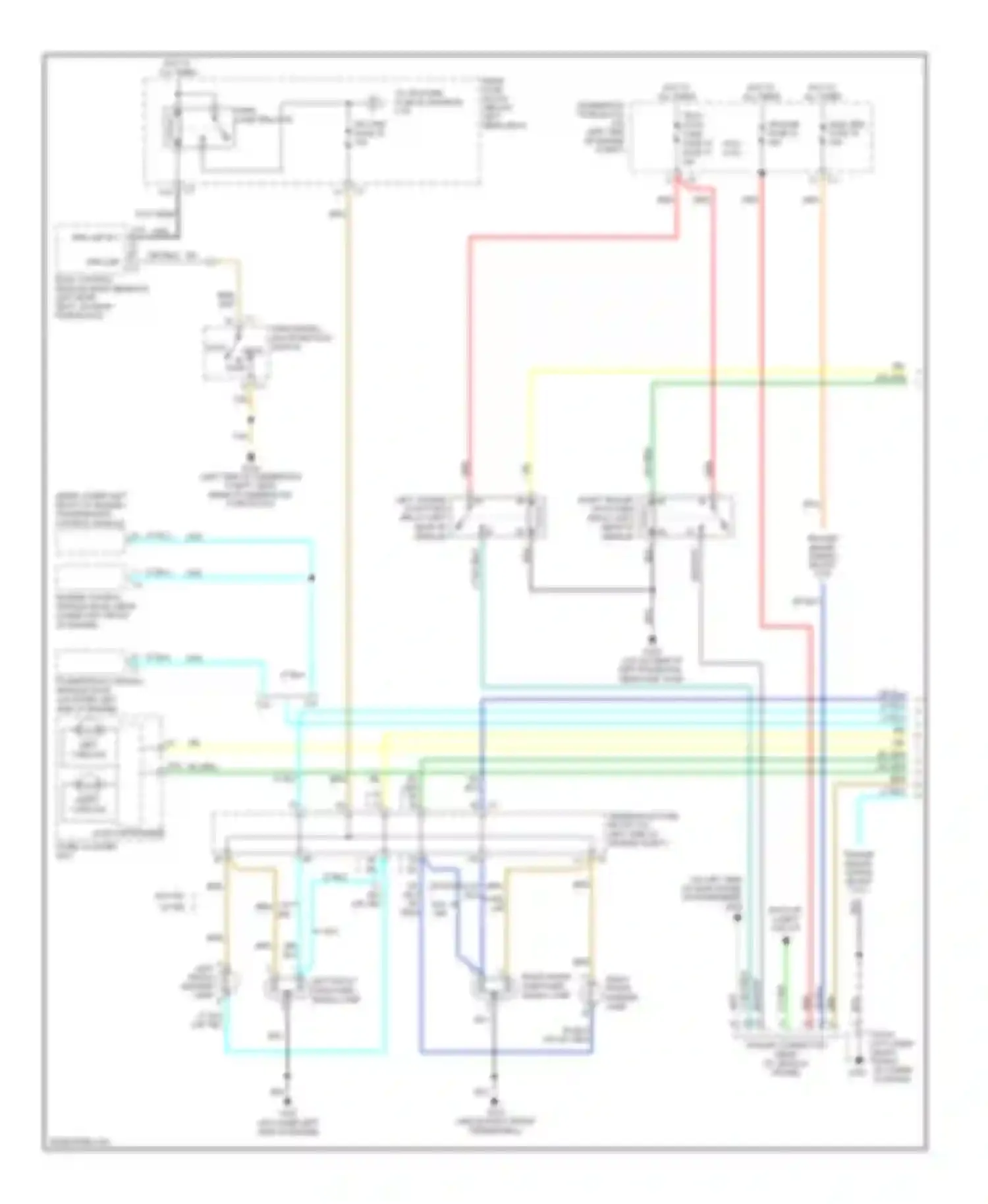 Wiring diagram yel for Saab 9-7X I (2005-2009) (23 of 47)