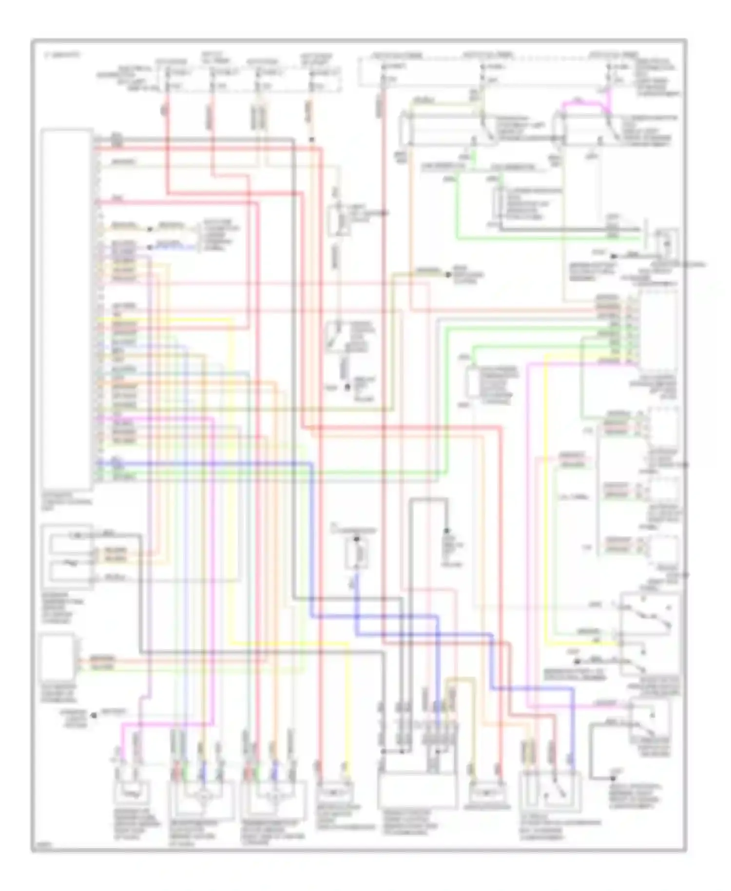 900 Saab II (1993-1998): Air conditioning circuits, auto a/c