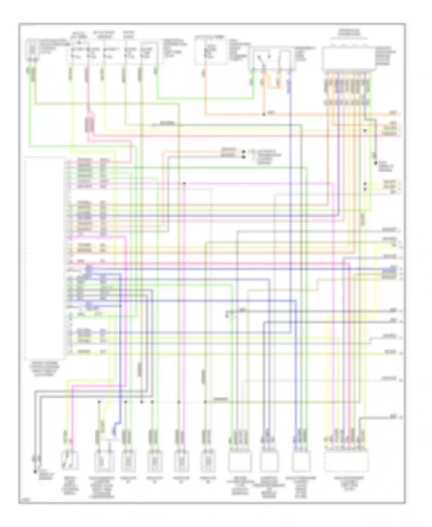 900 Saab II (1993-1998): Wiring diagram engine performance 2.0l turbos (1 of 2)
