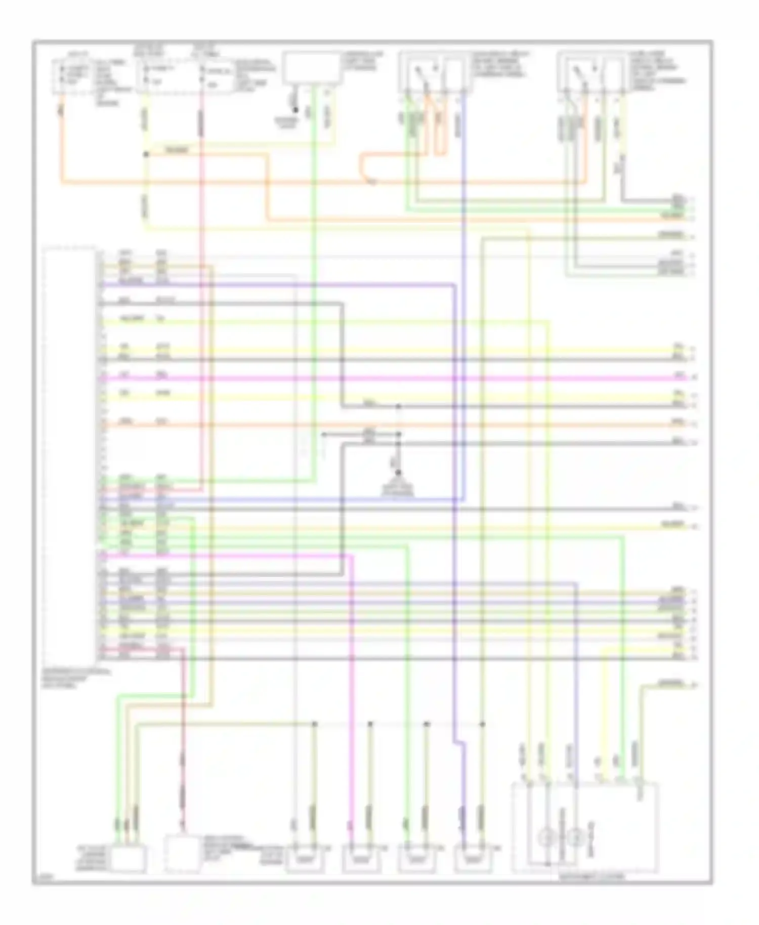 900 Saab II (1993-1998): Wiring diagram engine performance 2.3ls (1 of 3)
