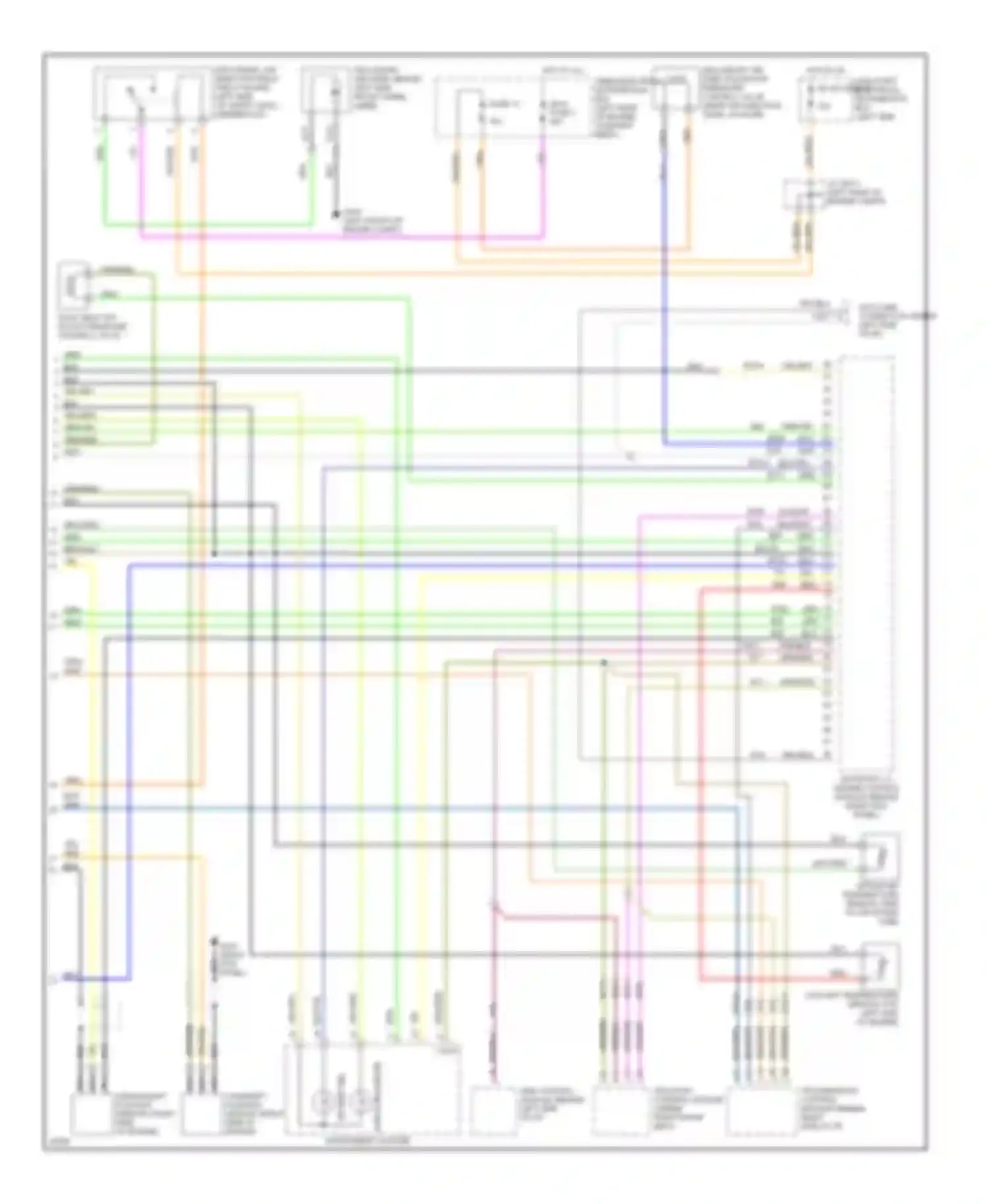900 Saab II (1993-1998): Wiring diagram engine performance 2.5ls (3 of 3)