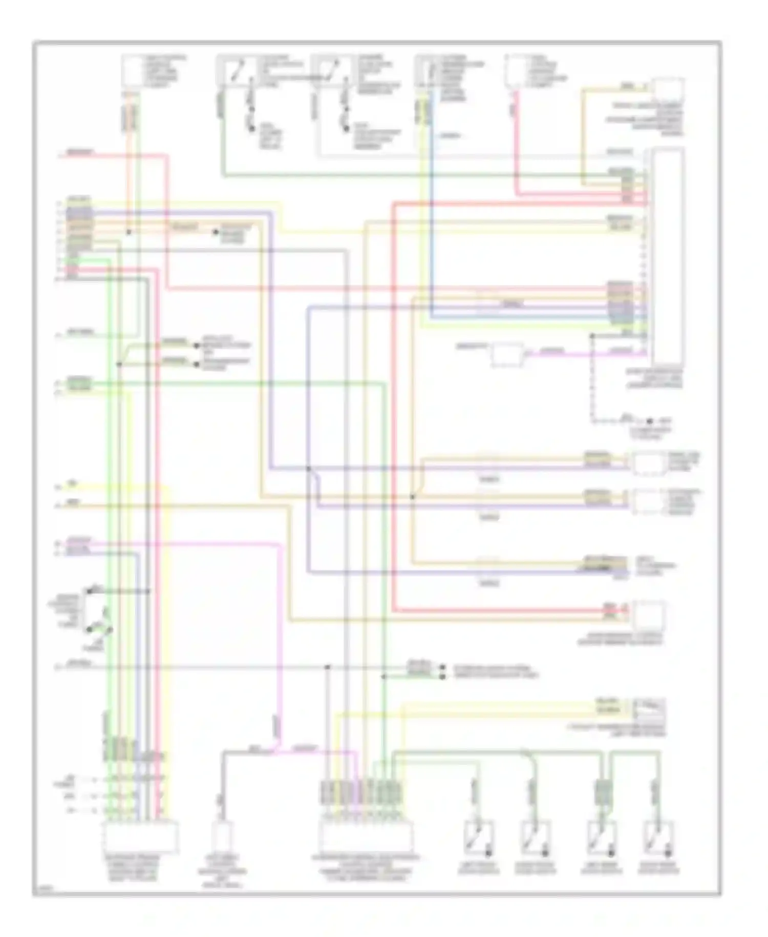 900 Saab II (1993-1998): Instrument cluster circuit (2 of 2)