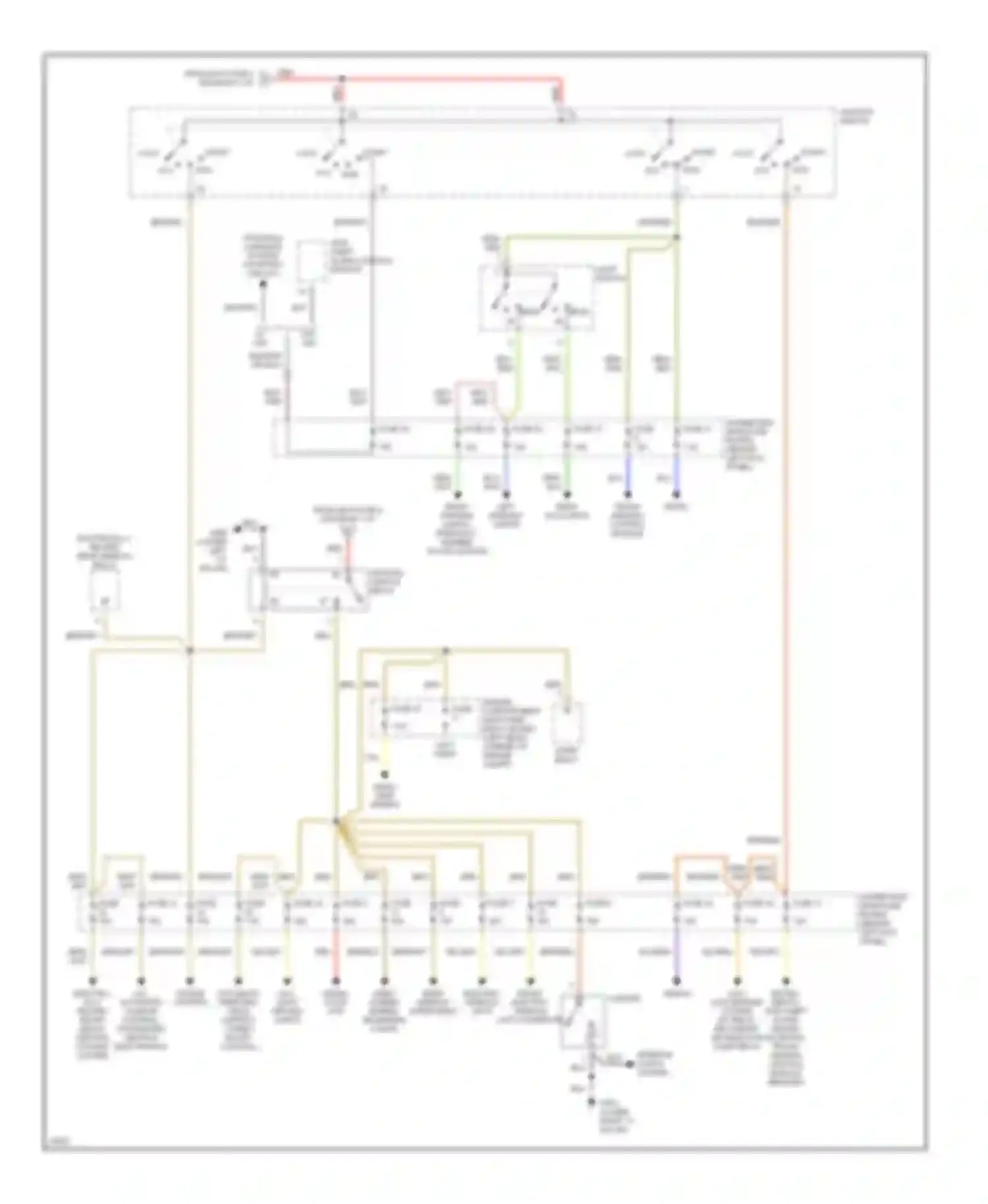 900 Saab II (1993-1998): Power distribution circuit (2 of 2)