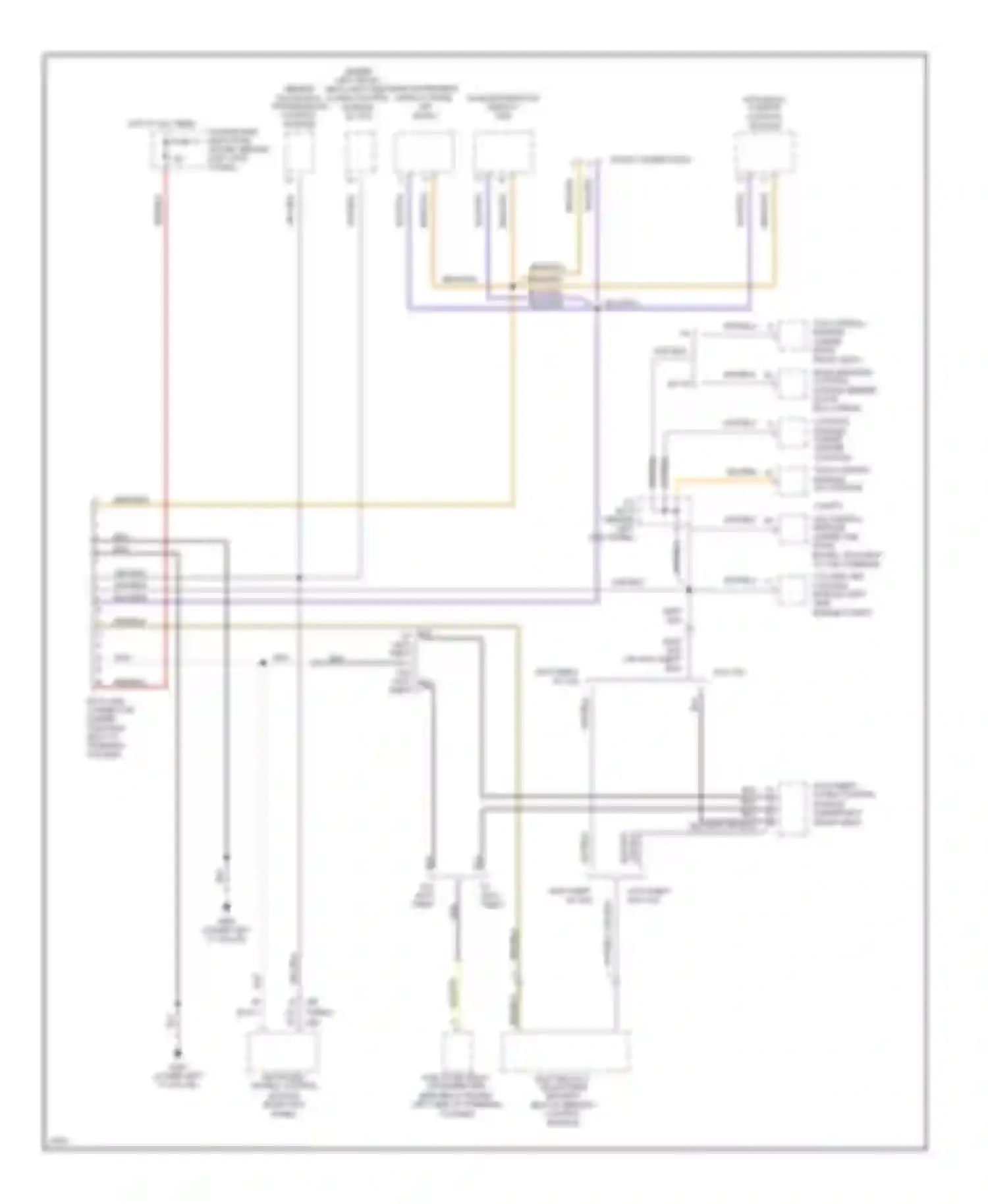 Wiring diagram automatic climate control module for Saab 900 II (1993-1998) (1 of 2)
