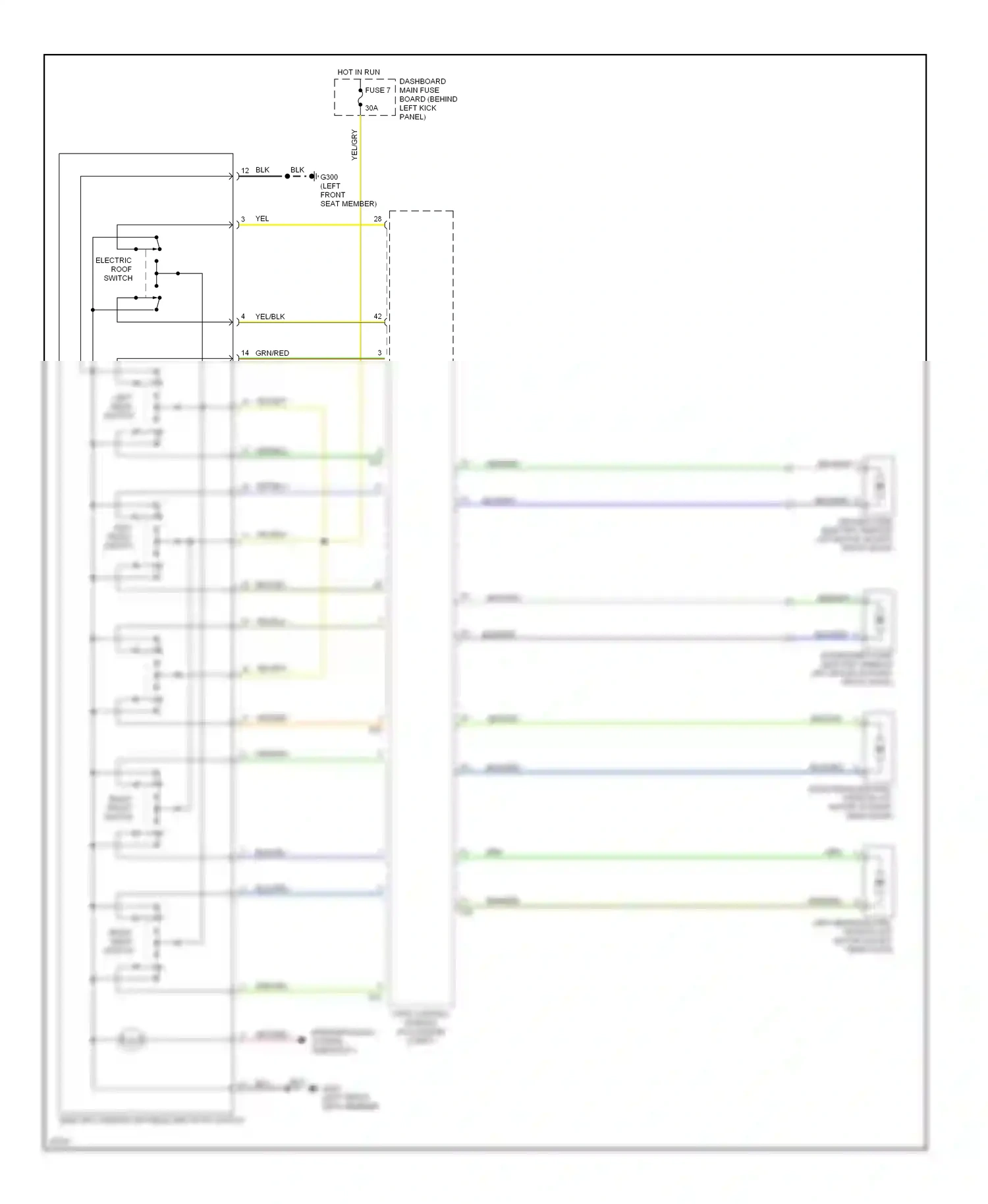 Wiring diagram blu/grn for Saab 900 II (1993-1998) (15 of 15)