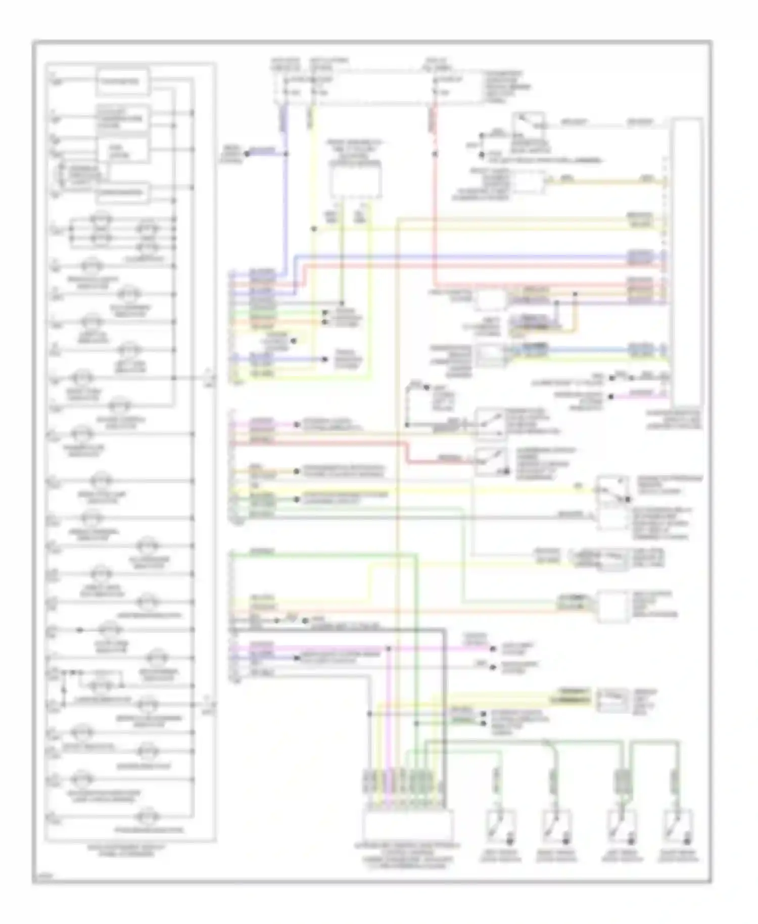 Wiring diagram check gear box indicator for Saab 900 II (1993-1998) (2 of 2)