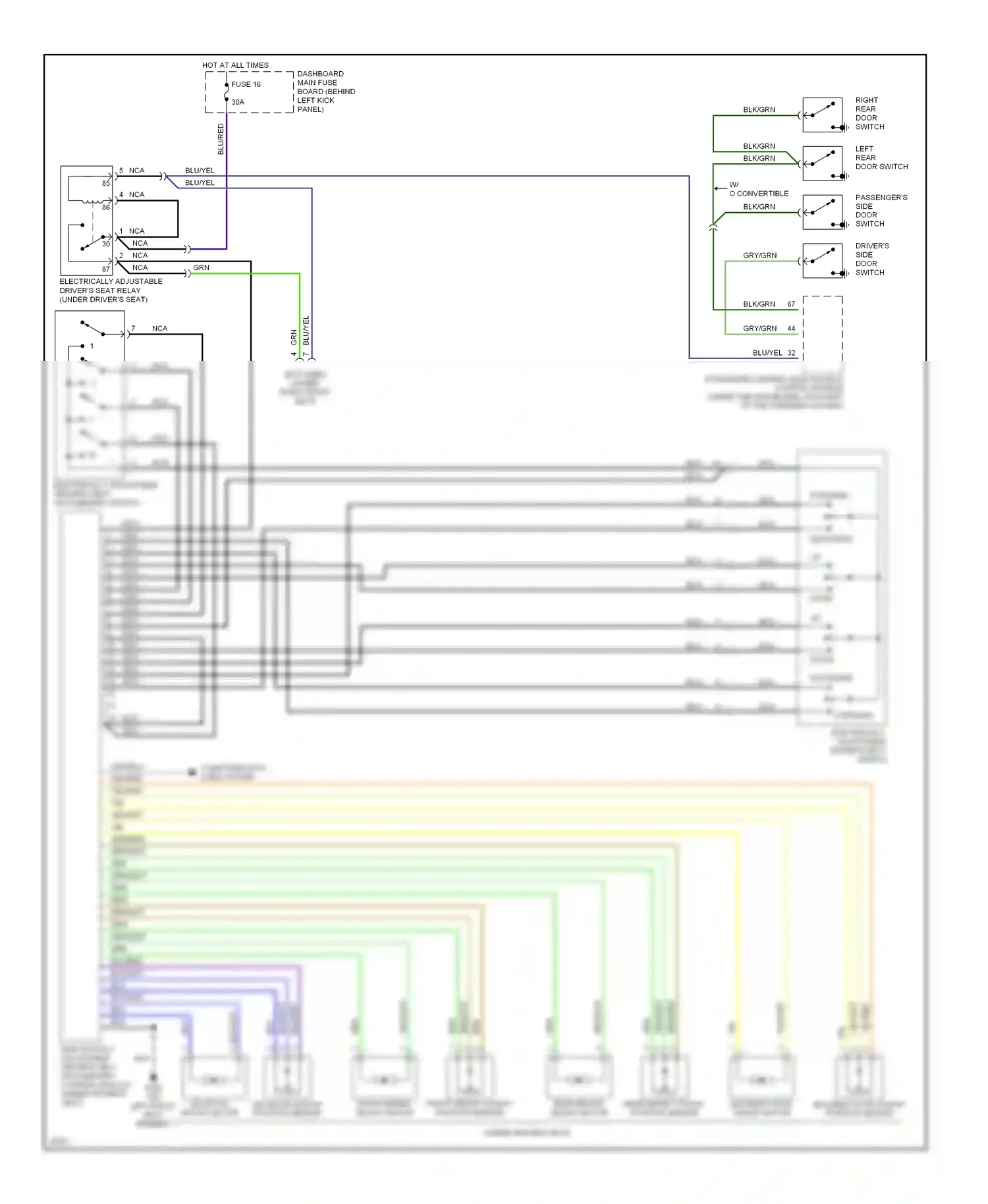 Wiring diagram nca for Saab 900 II (1993-1998) (11 of 32)