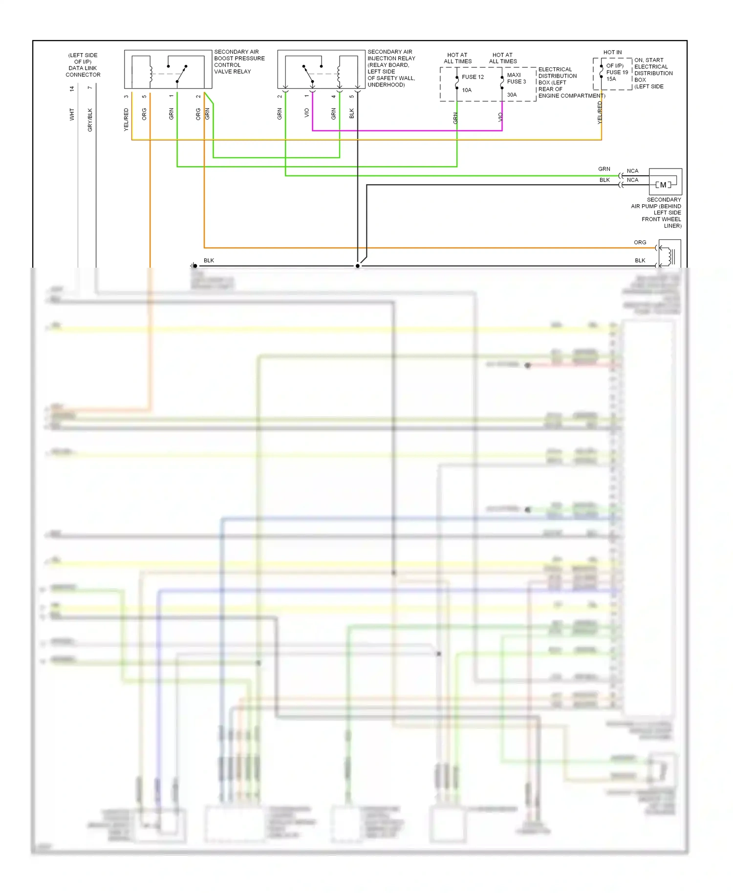 Wiring diagram nca for Saab 900 II (1993-1998) (17 of 32)