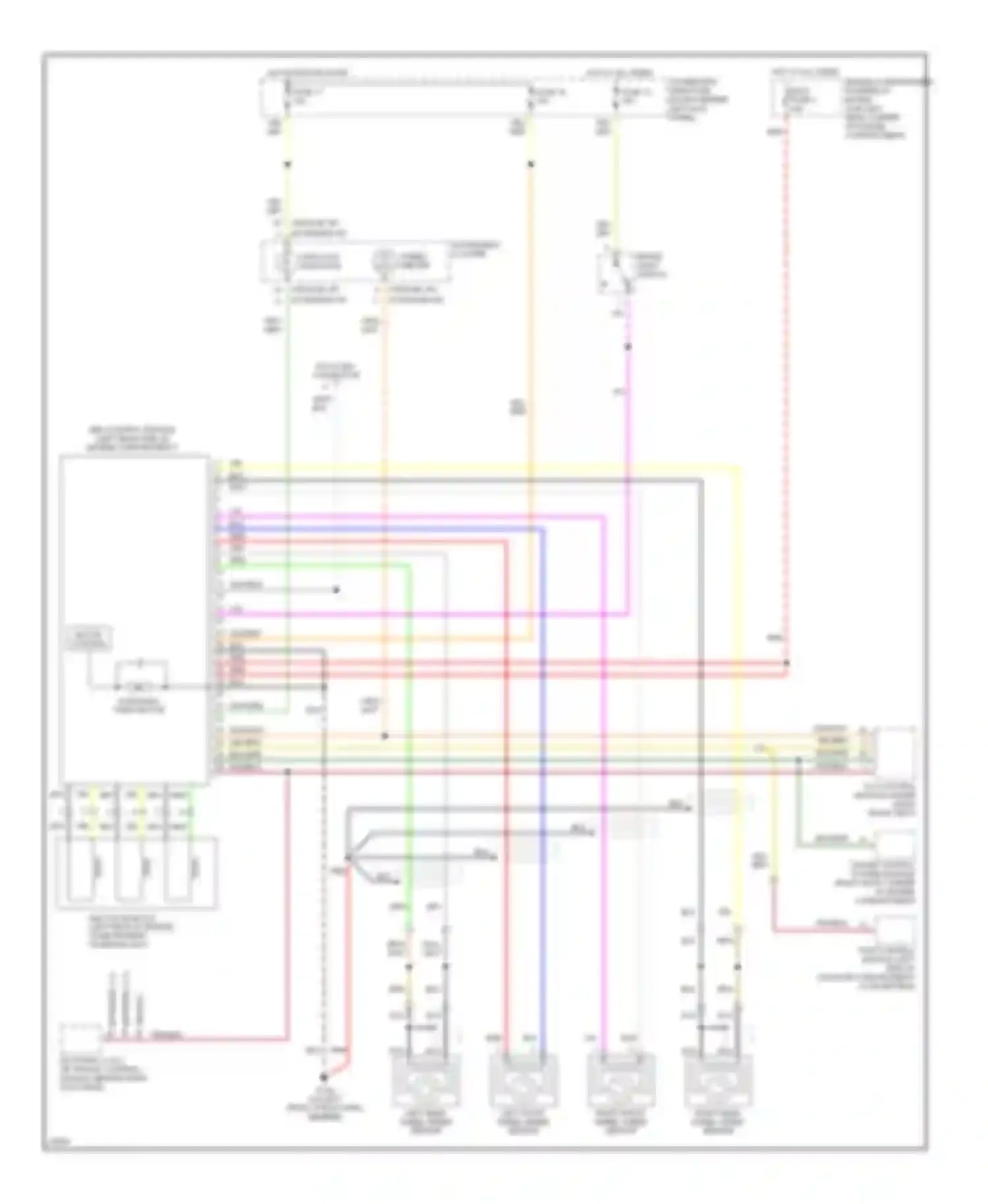 Wiring diagram right rear wheel speed sensor for Saab 900 II (1993-1998) (1 of 1)