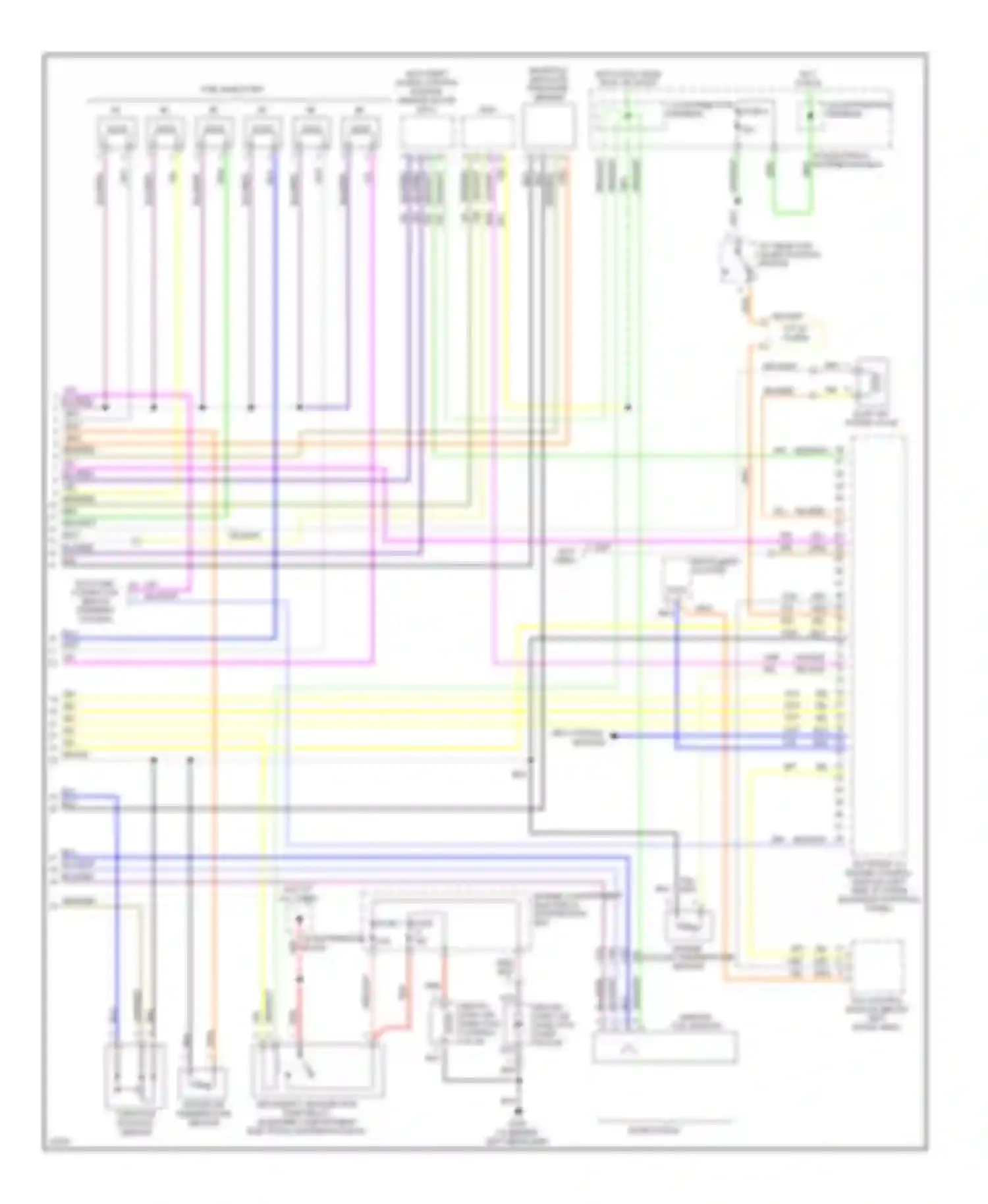 9000 Saab I facelift (1991-1998): Wiring diagram engine performance 3.0ls (2 of 2)