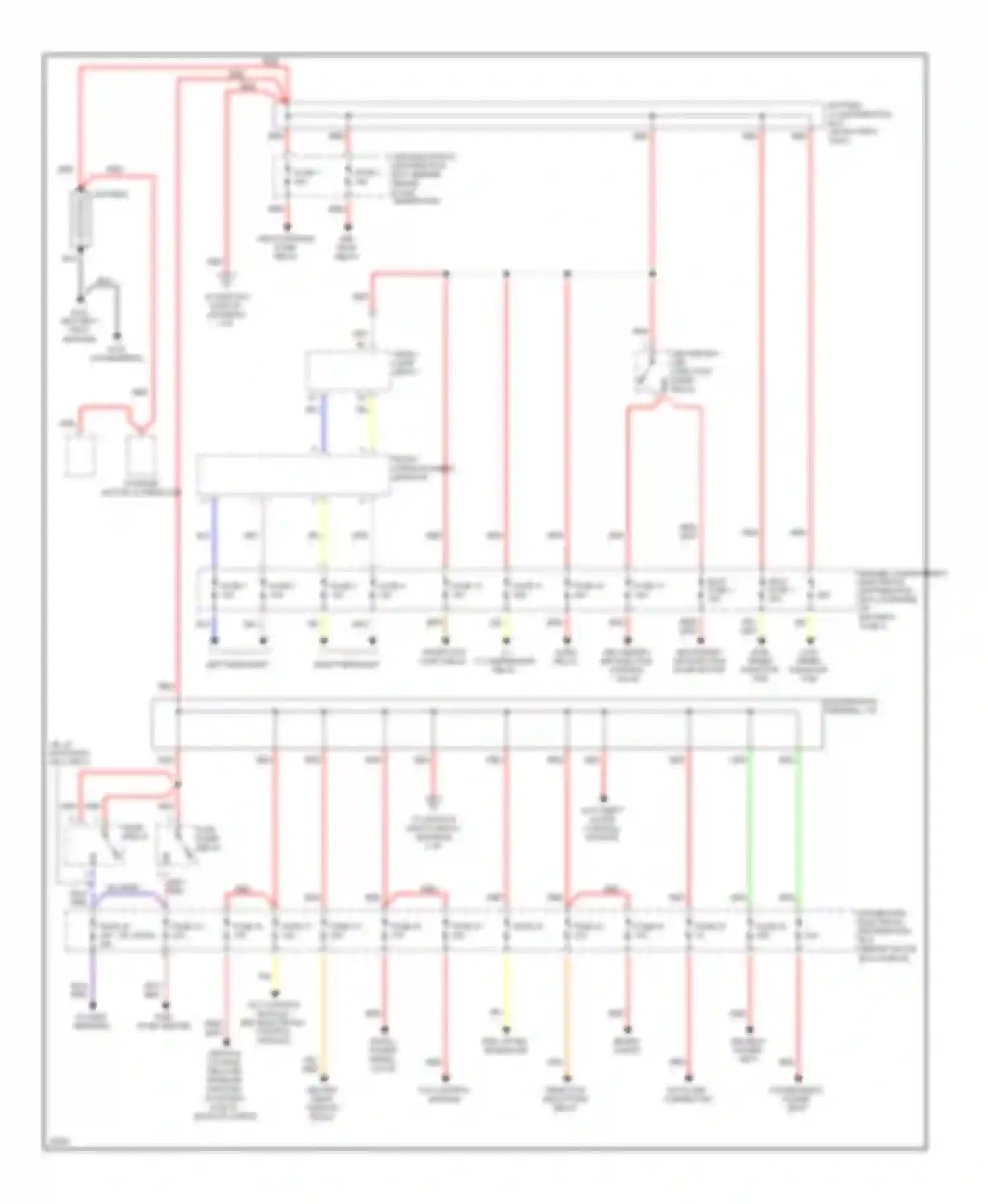 Wiring diagram fuse 22 fuse 24 for Saab 9000 I facelift (1991-1998) (1 of 1)