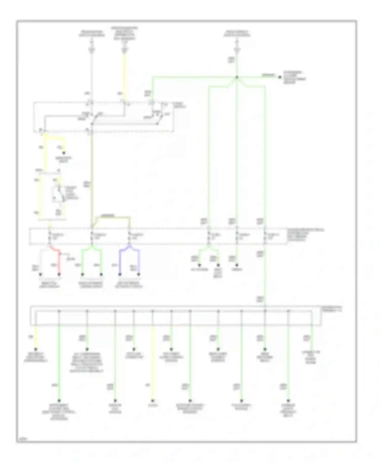 Wiring diagram instrument cluster, edu electronic control module, pictogram for Saab 9000 I facelift (1991-1998) (1 of 1)