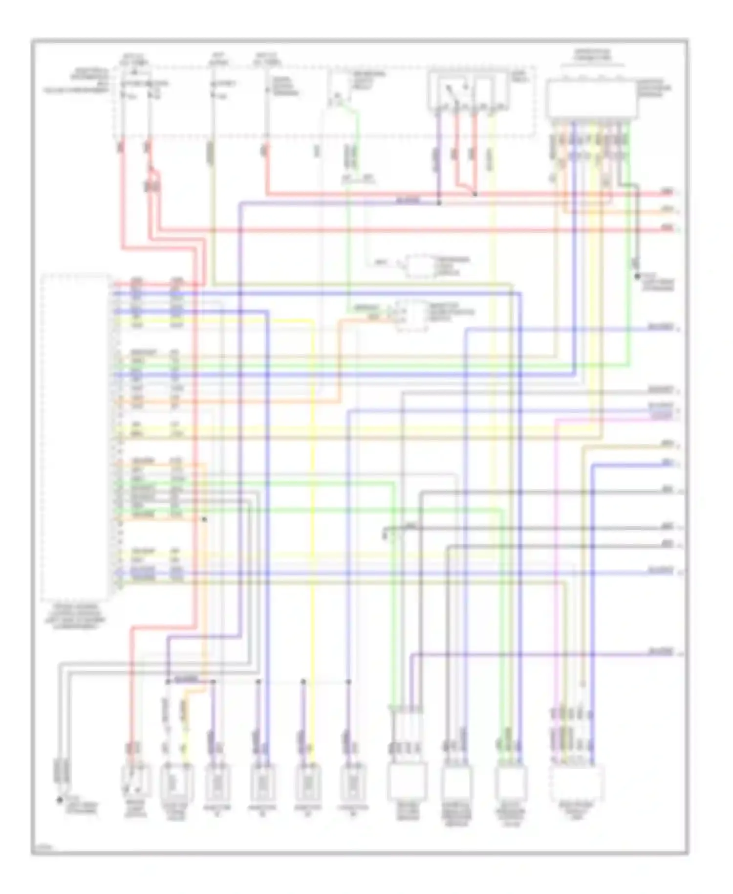 Wiring diagram spark plug connectors for Saab 9000 I facelift (1991-1998) (1 of 1)